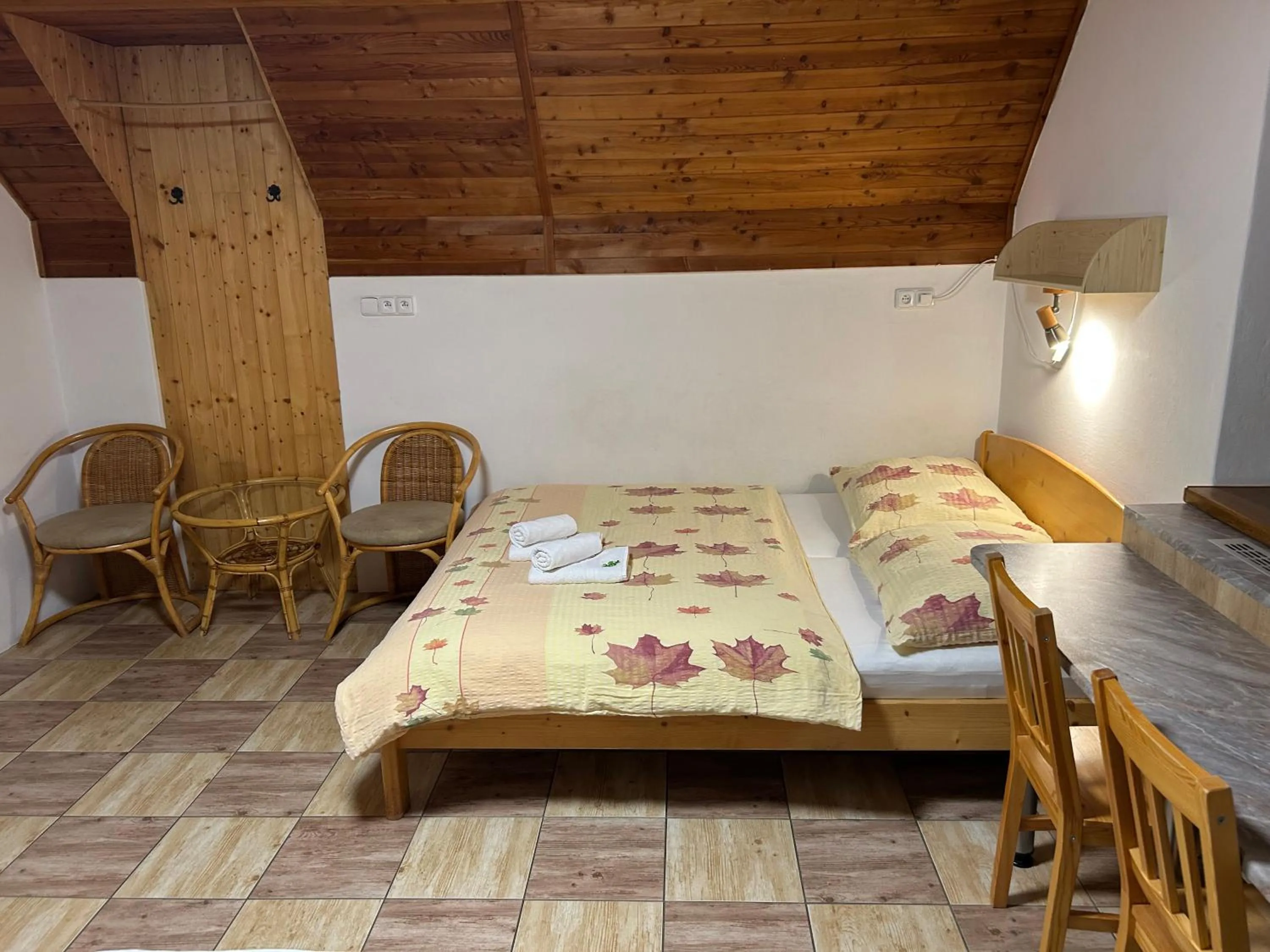Bed in Apartmány U Žaloudků