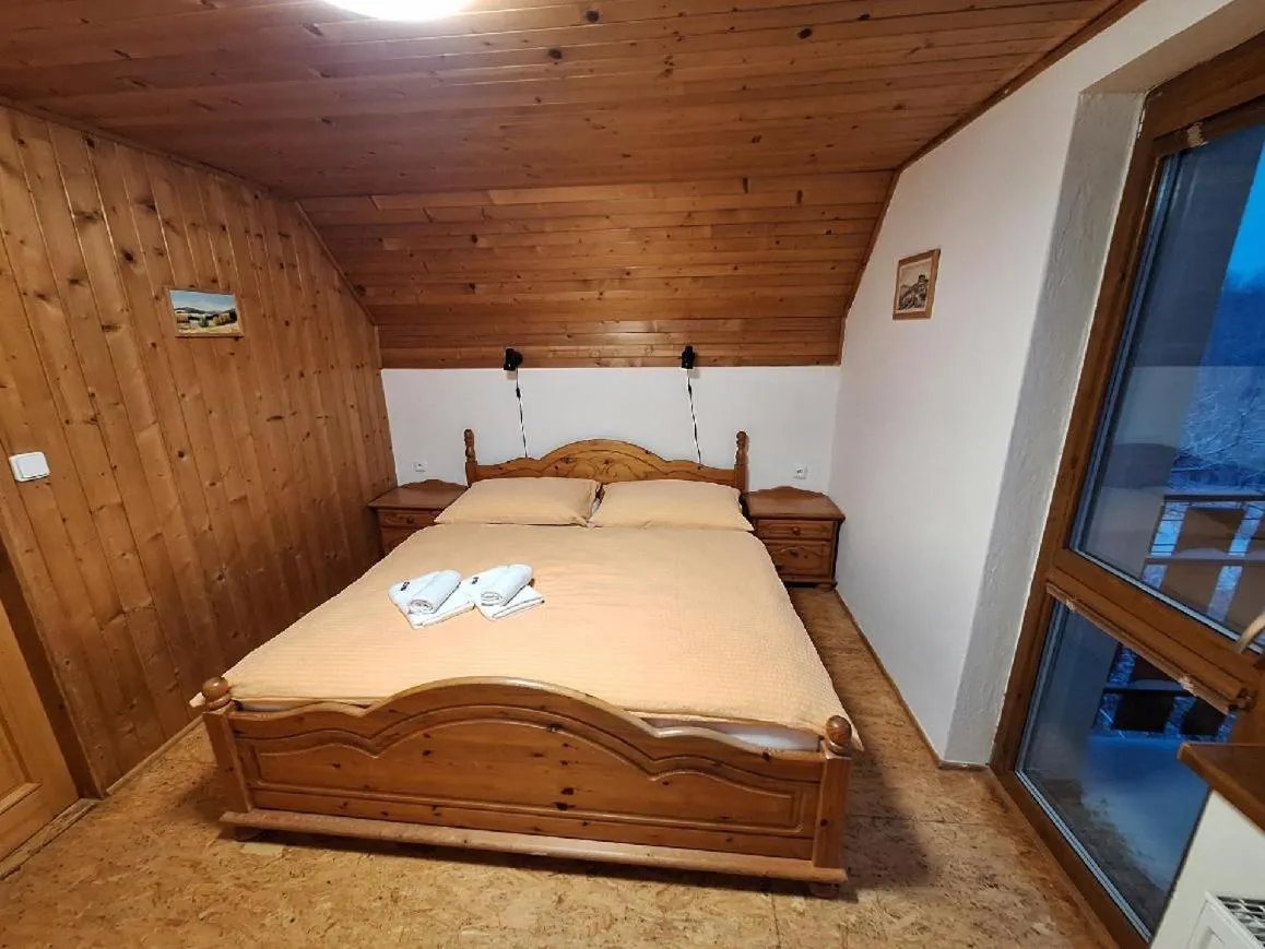 Bed in Apartmány U Žaloudků