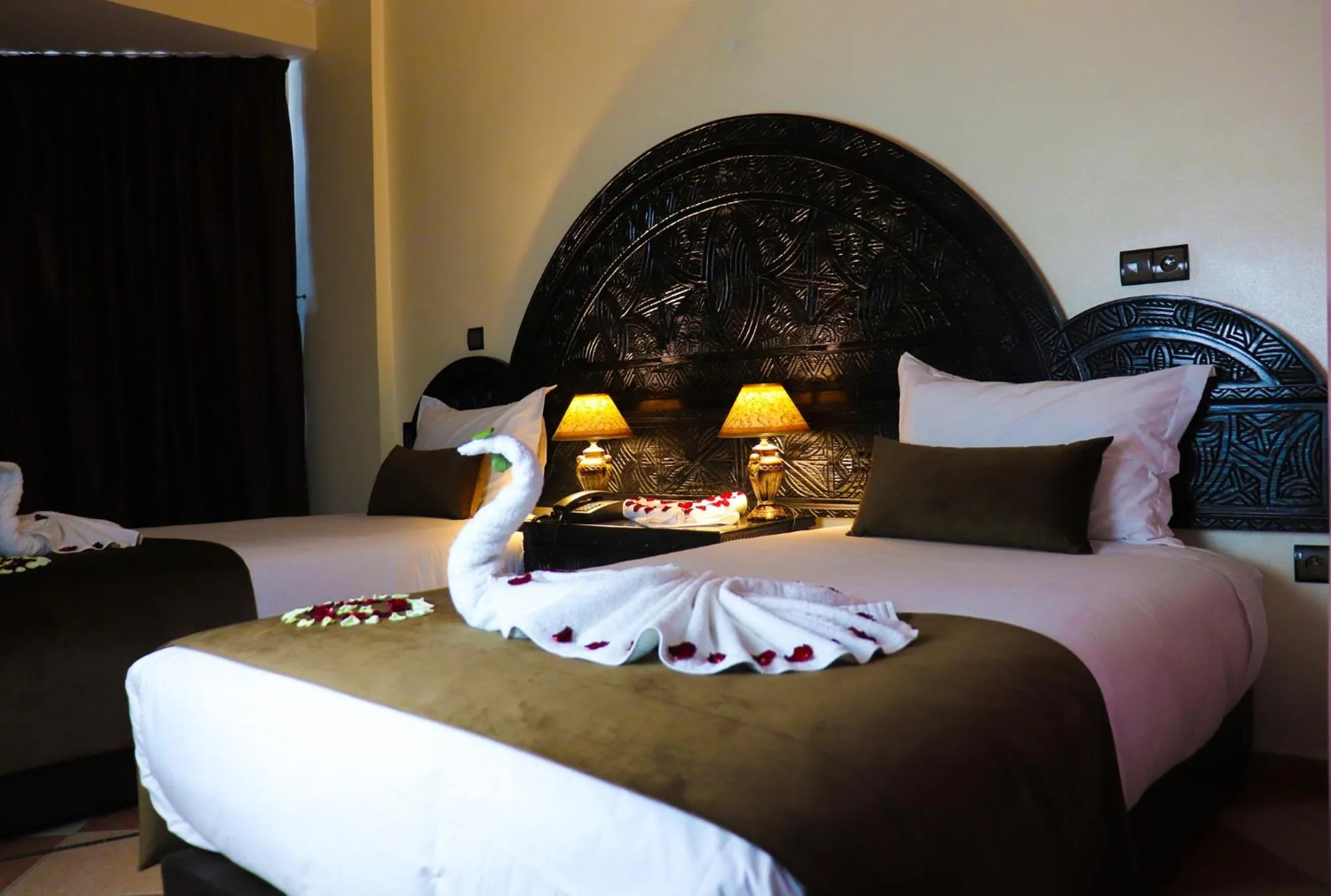 Bed in Hôtel Riad Salam Agadir