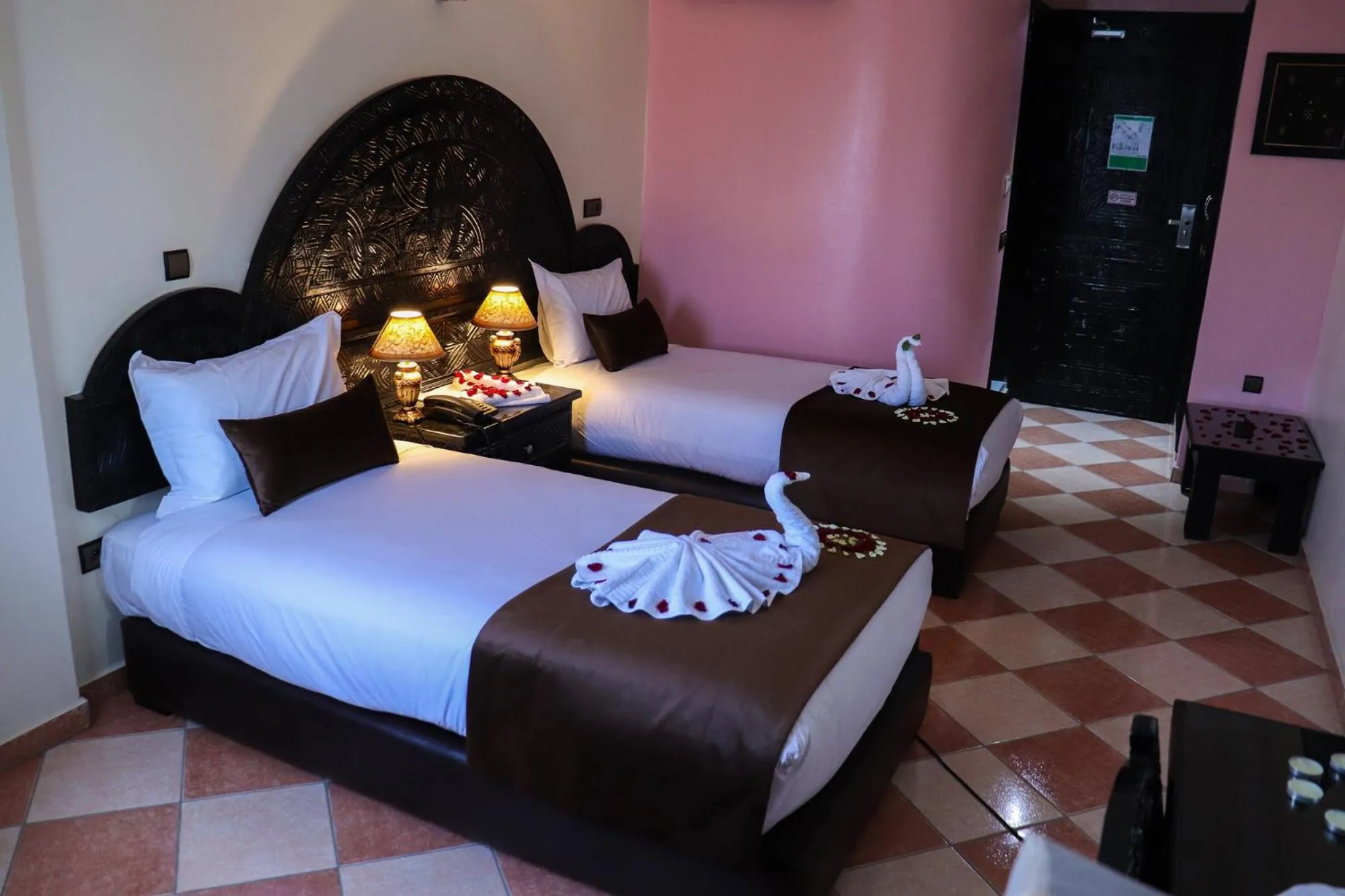 Bed in Hôtel Riad Salam Agadir