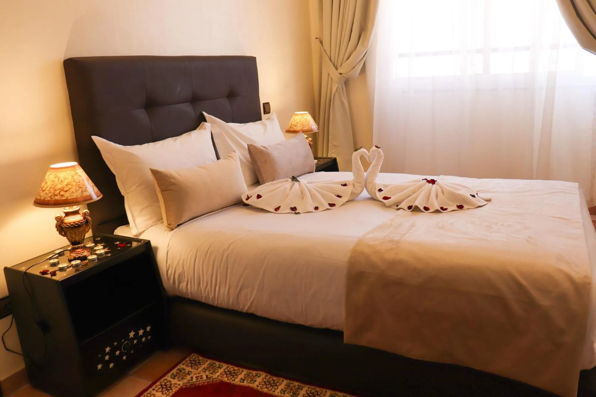 Bed in Hôtel Riad Salam Agadir