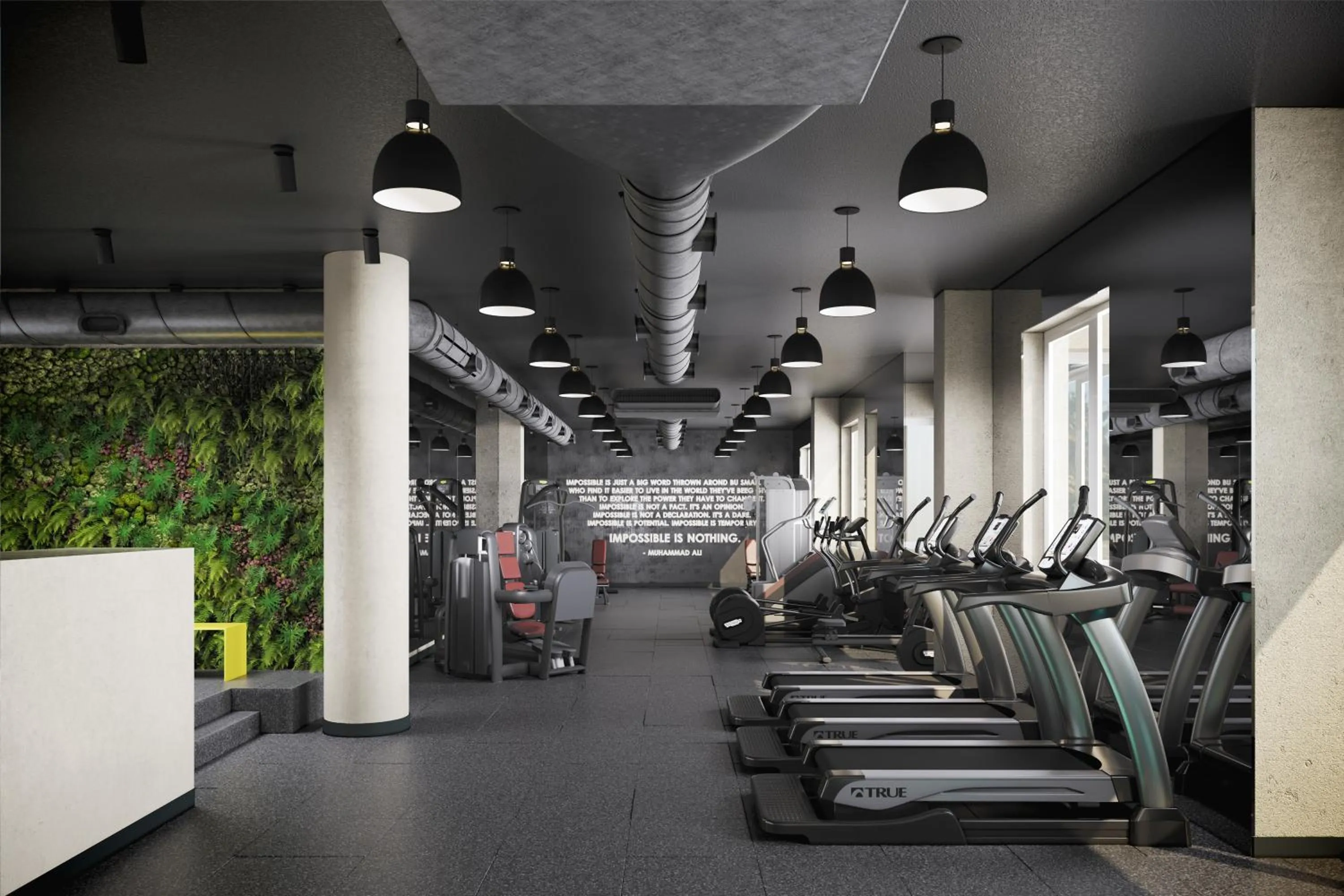 Fitness centre/facilities in Coda on Half, a Placemakr Experience - Navy Yard
