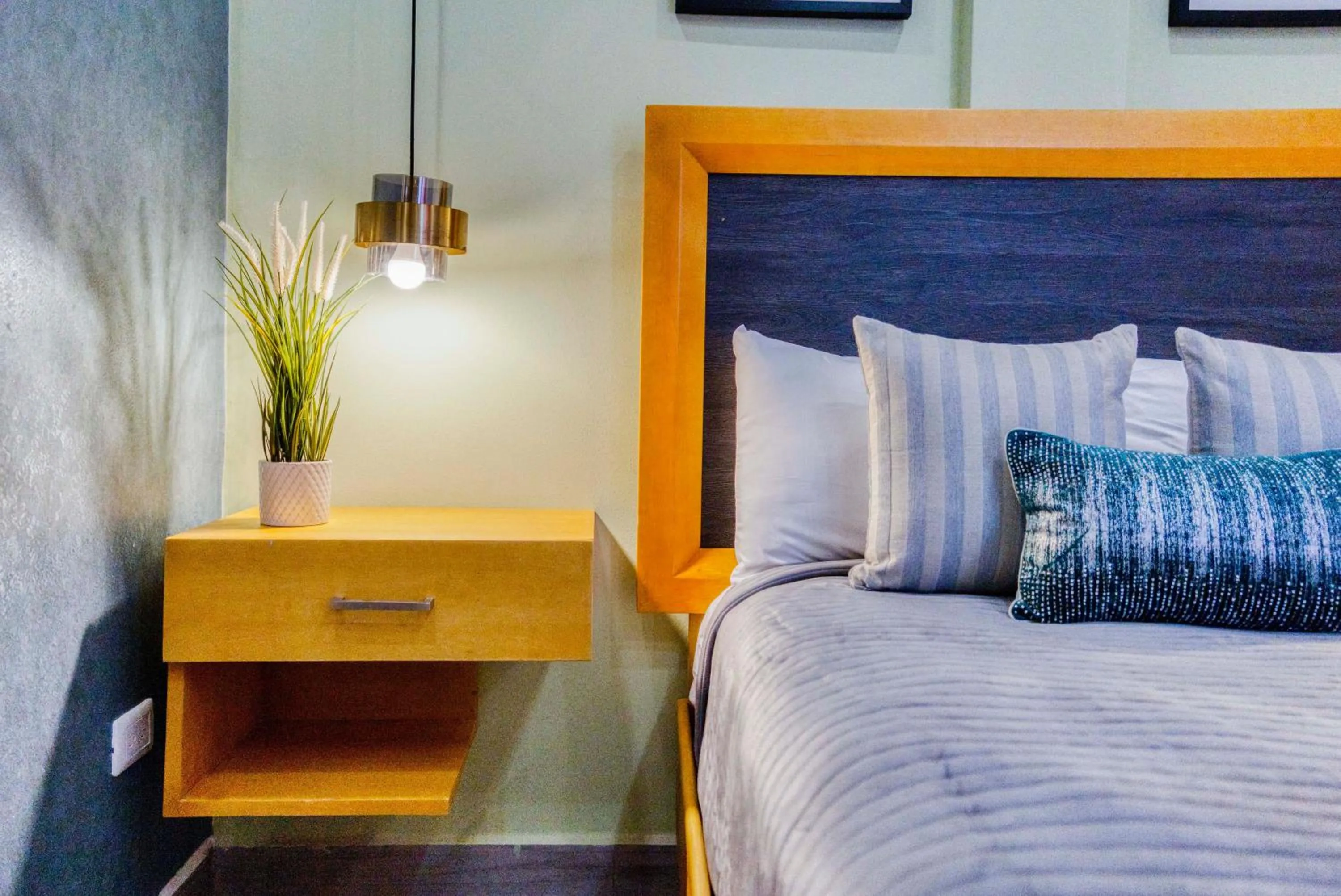 Decorative detail, Bed in Melina Hotel