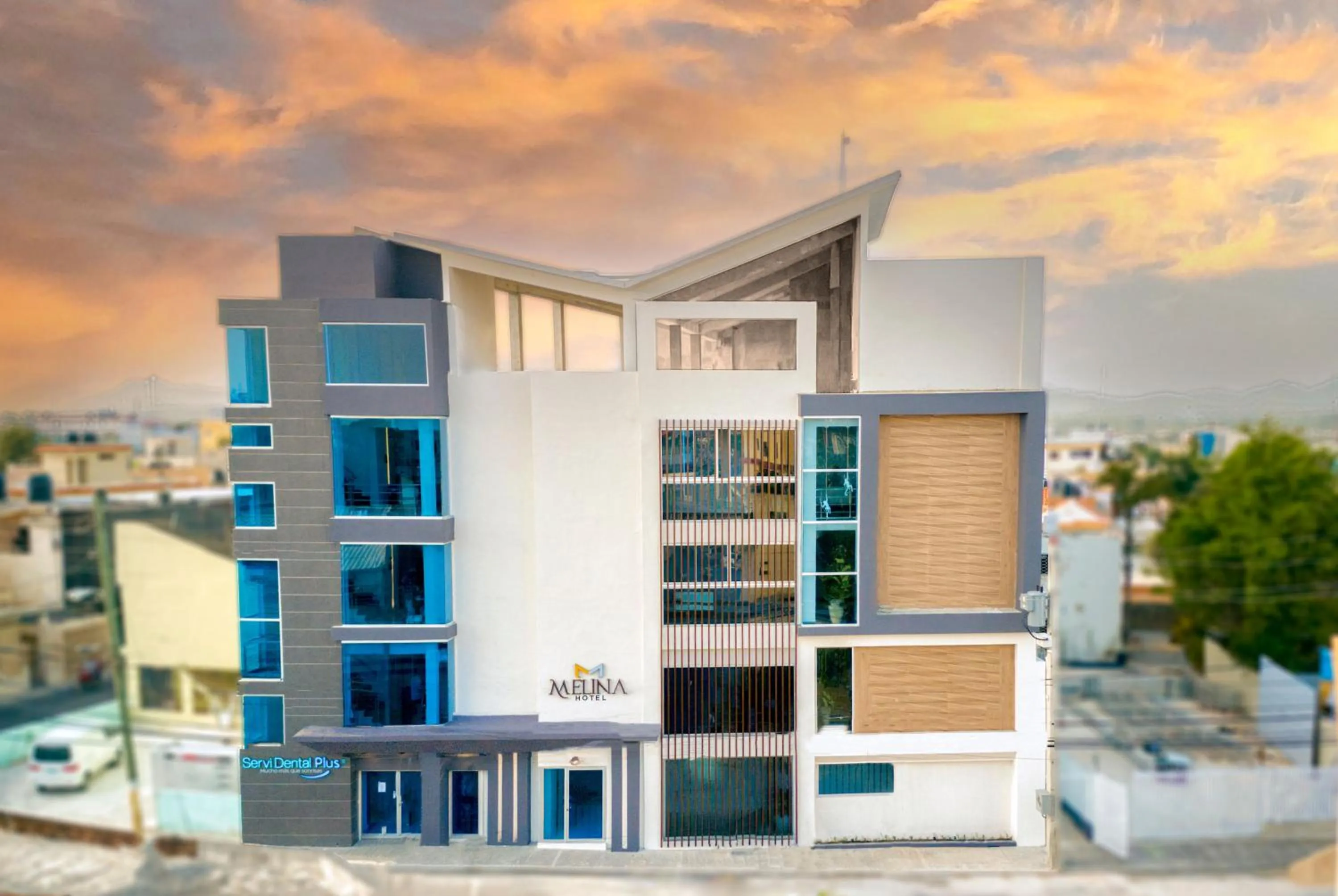 Property building in Melina Hotel