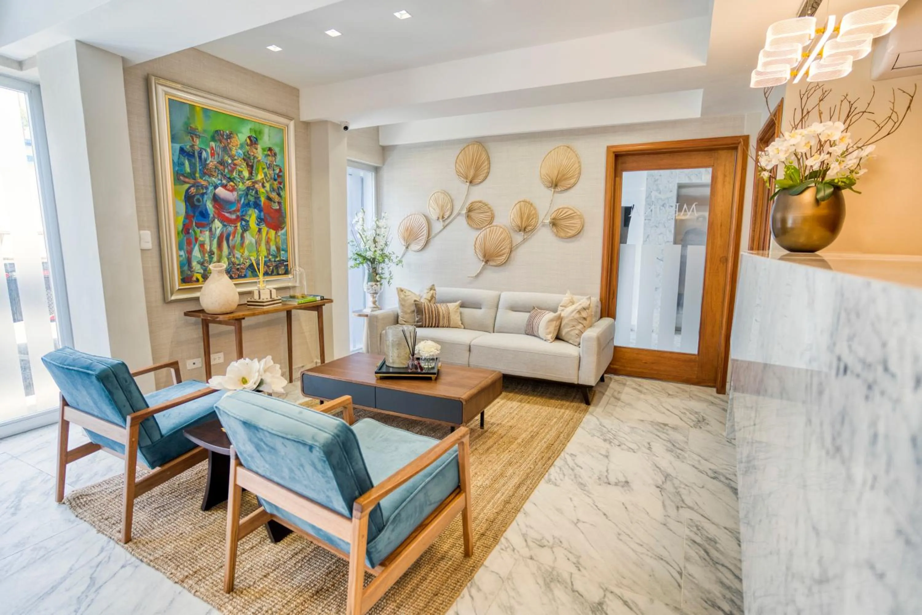 Lobby or reception in Melina Hotel