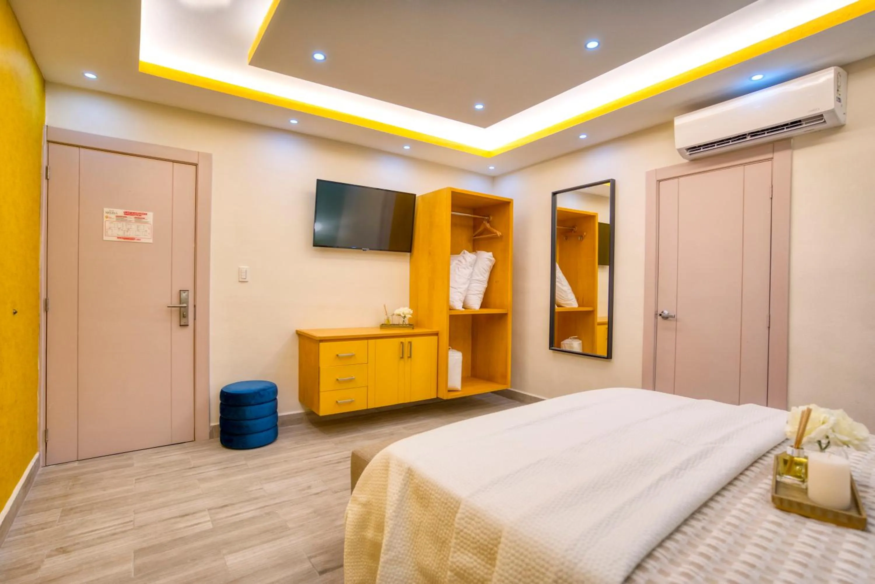 View (from property/room), Bed in Melina Hotel