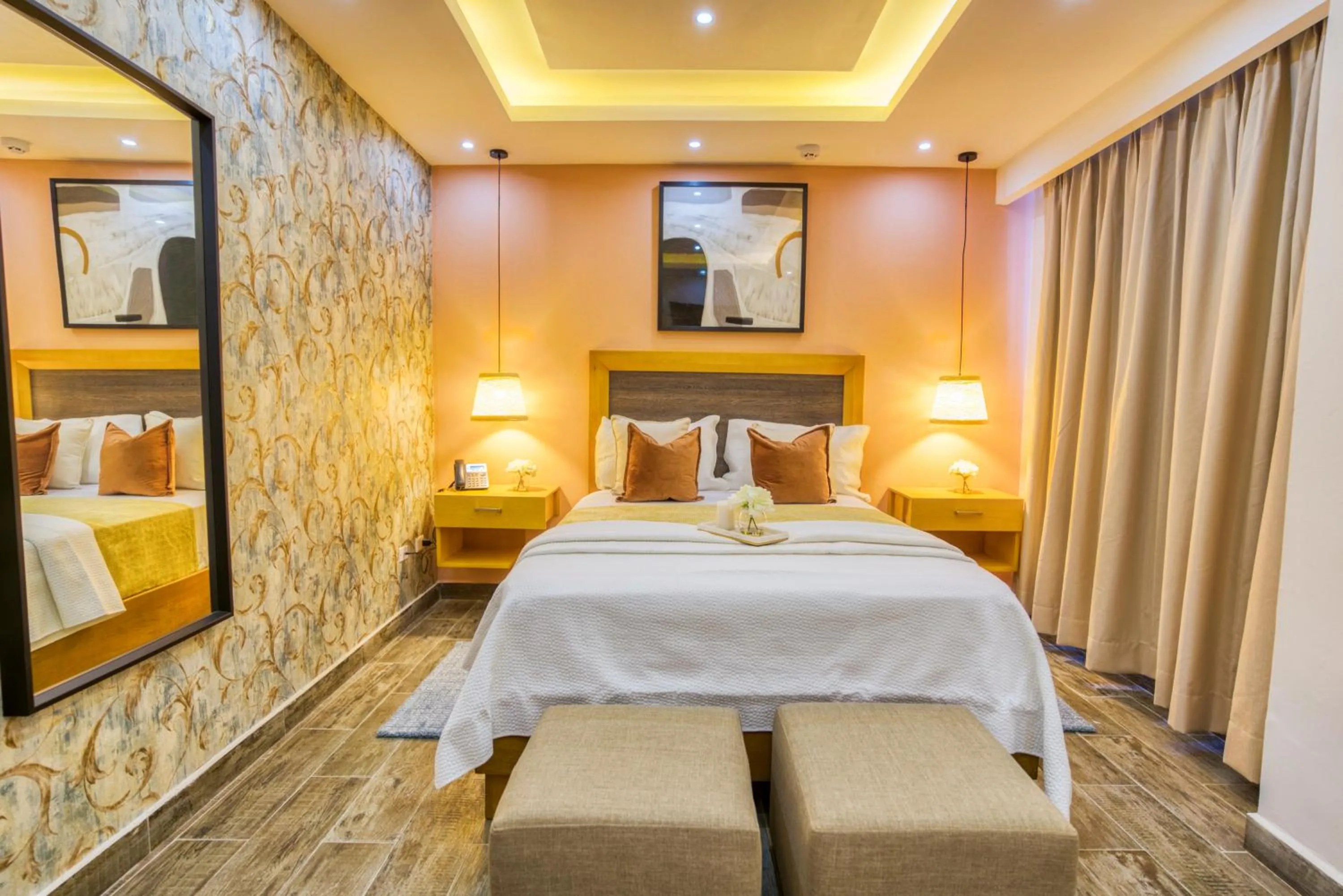 Photo of the whole room, Bed in Melina Hotel