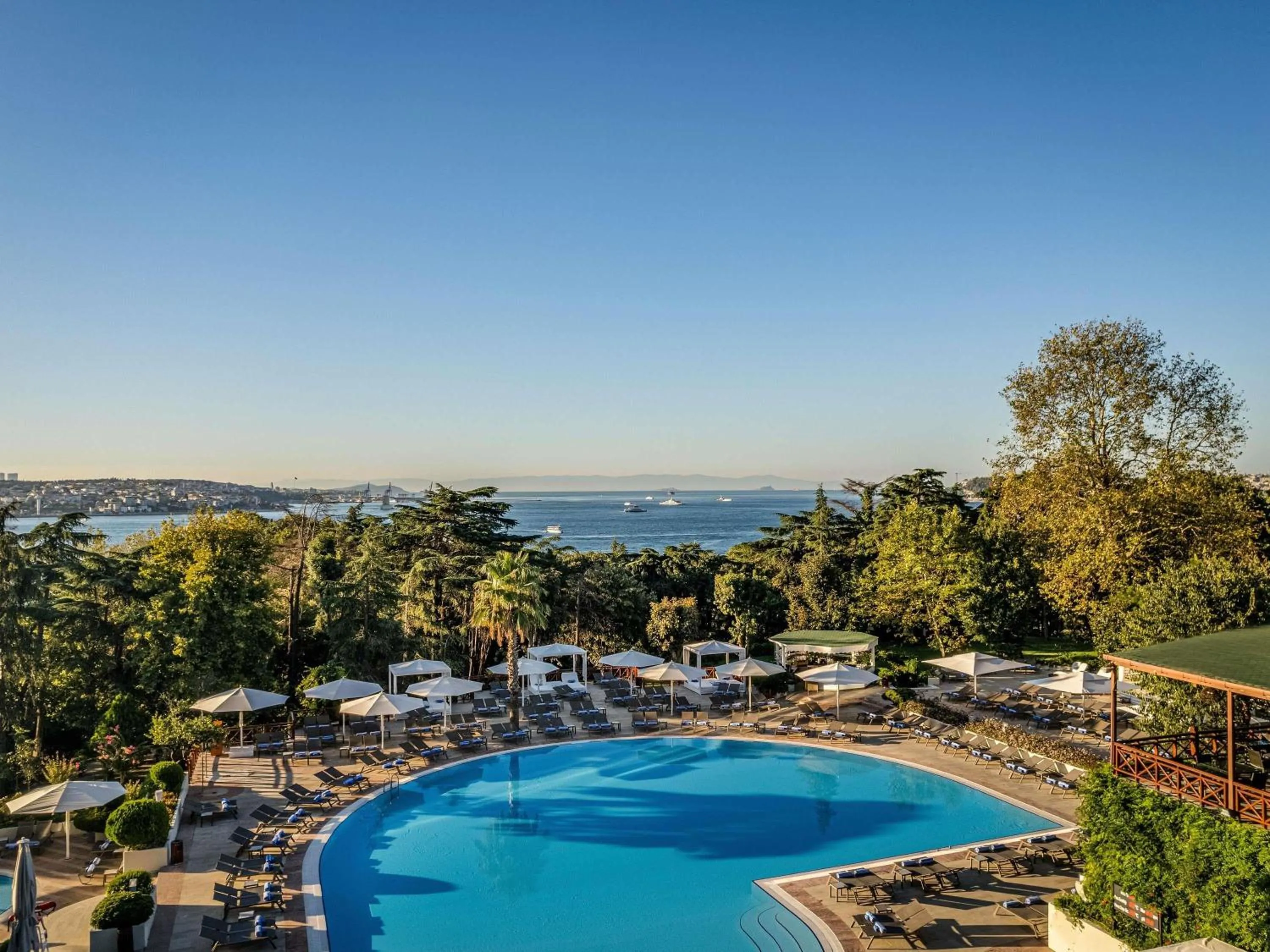 Swimming pool in Swissotel The Bosphorus Istanbul