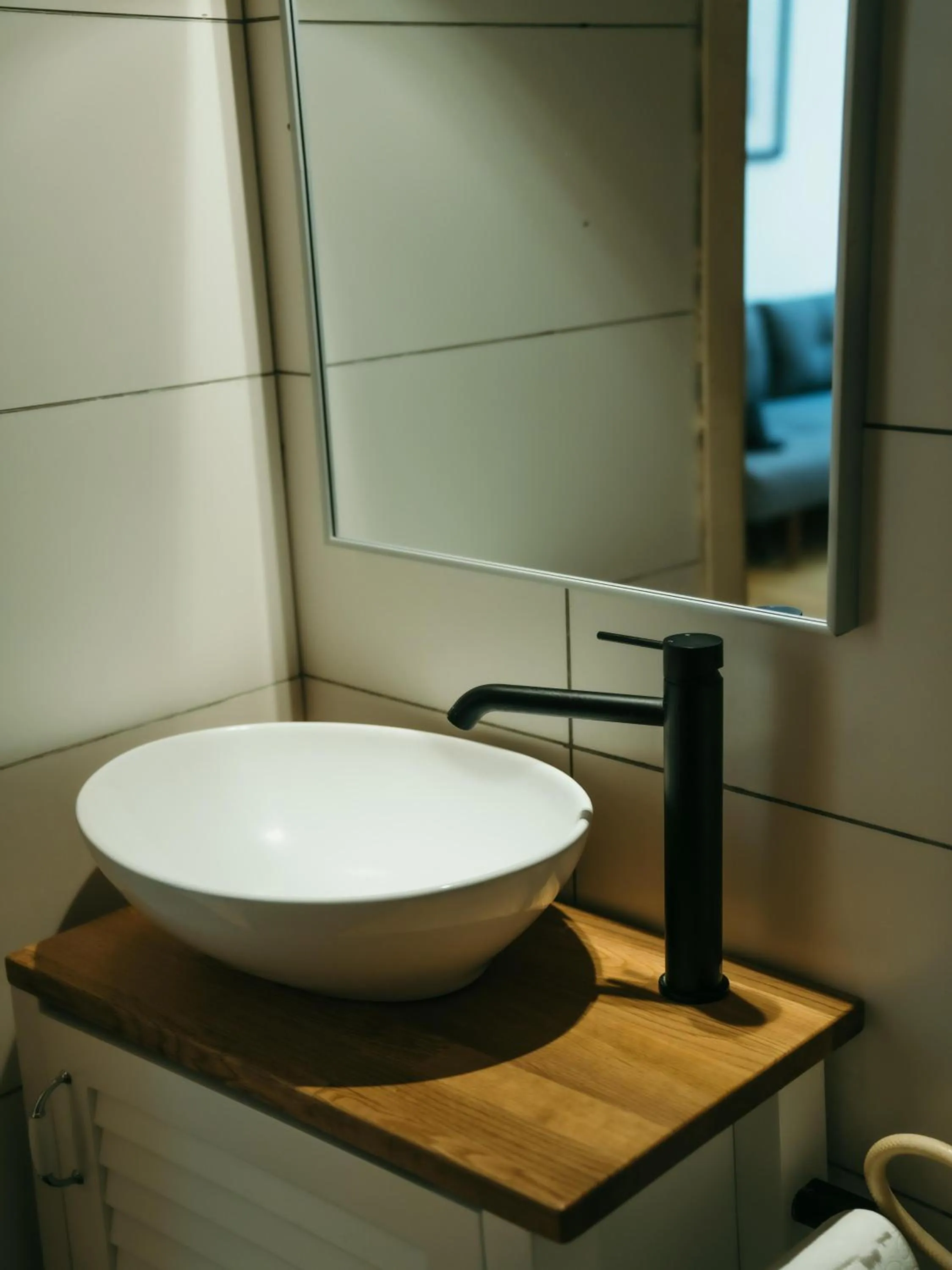 Bathroom in DeBlox living - Alhambra Apartments