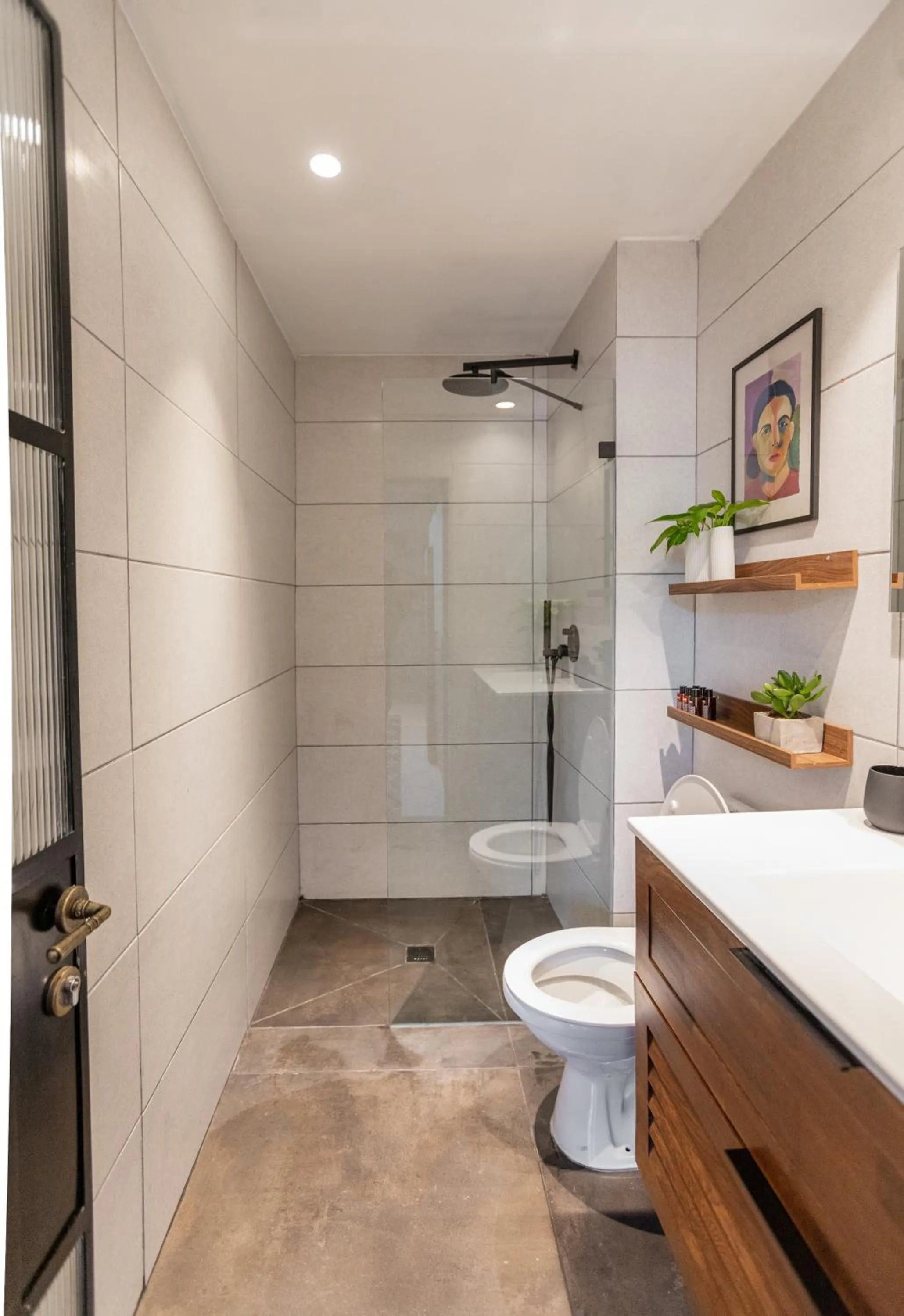 Bathroom in DeBlox living - Alhambra Apartments