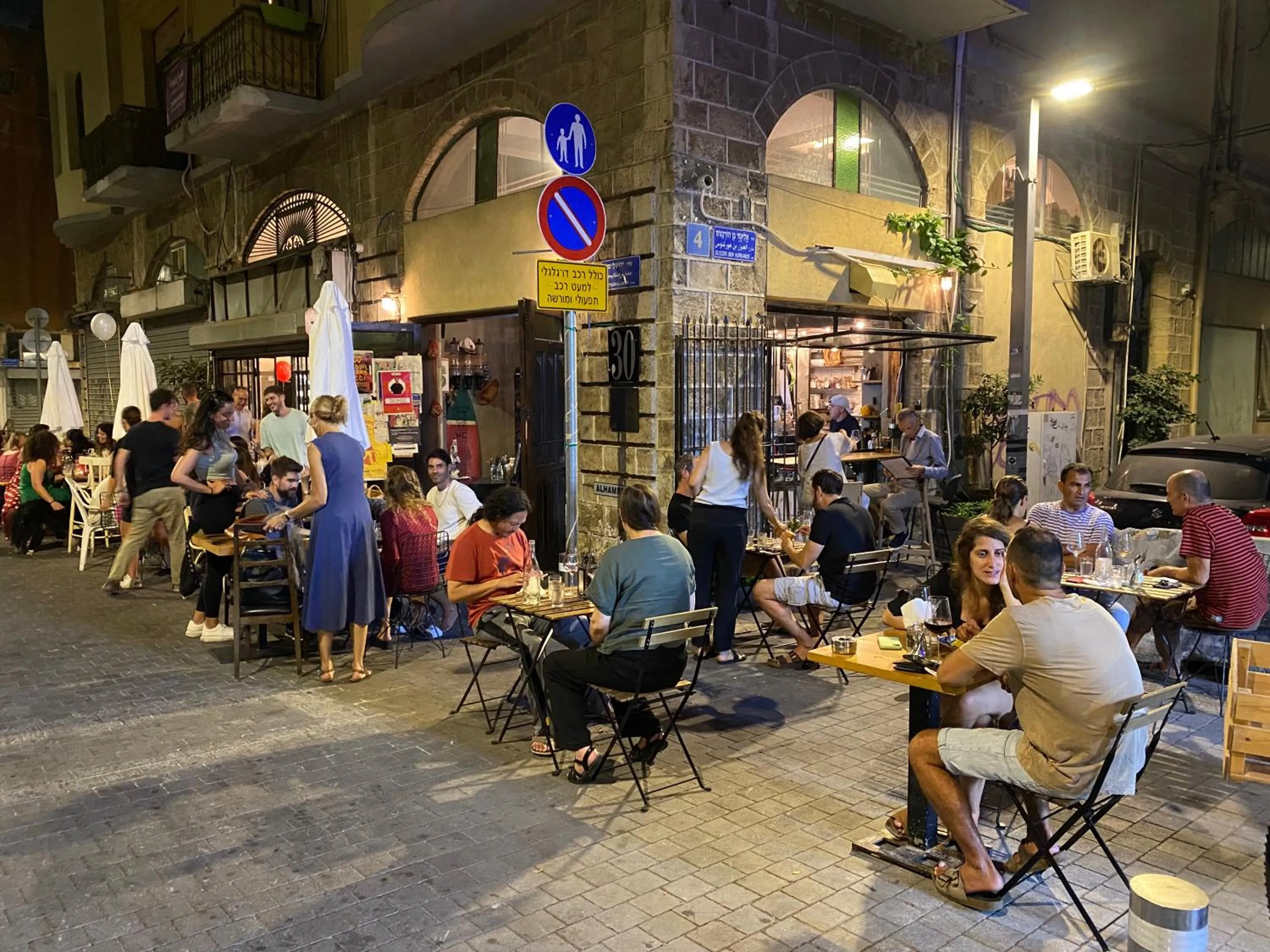 People in DeBlox living - Alhambra Apartments