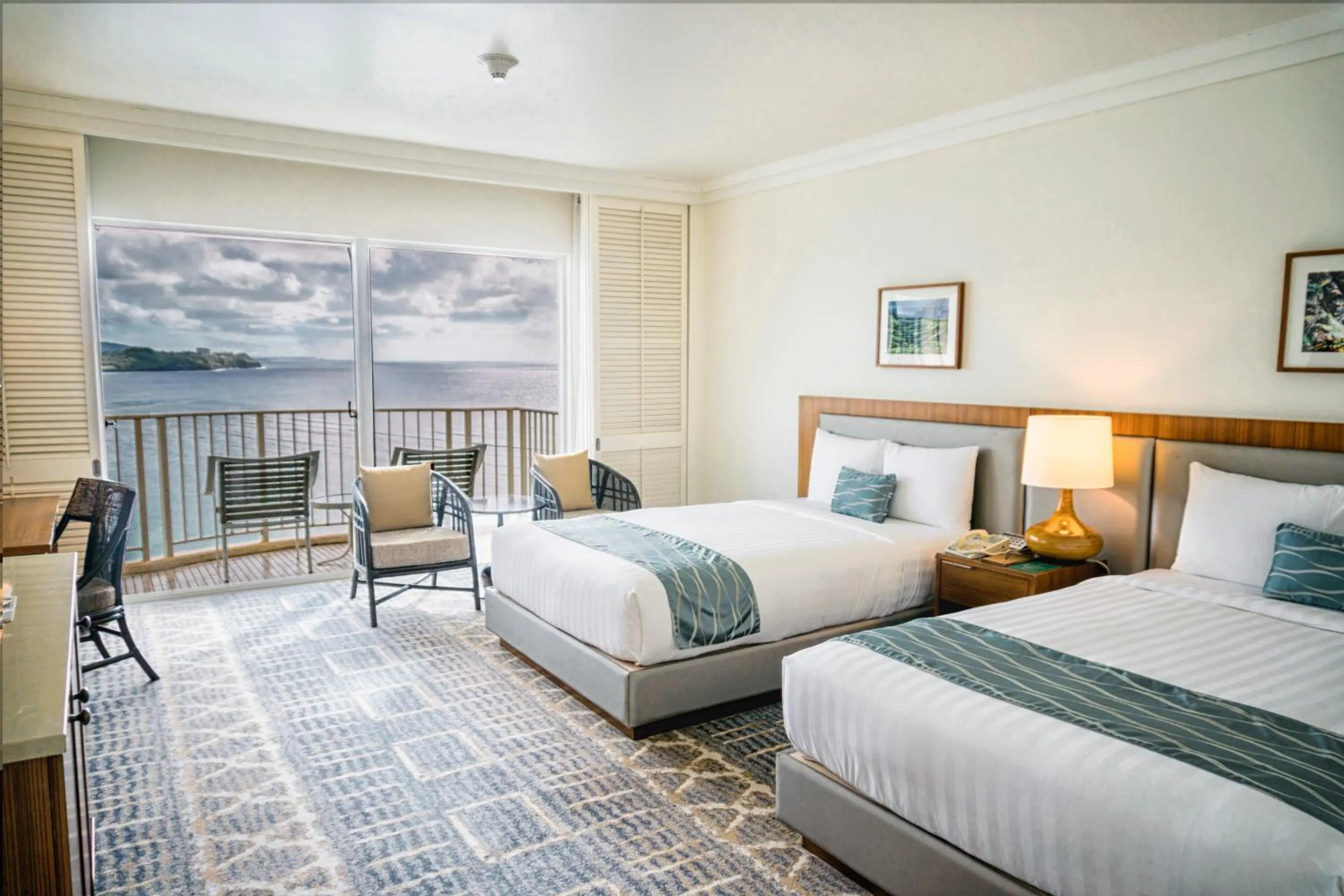 Bed in Lotte Hotel Guam