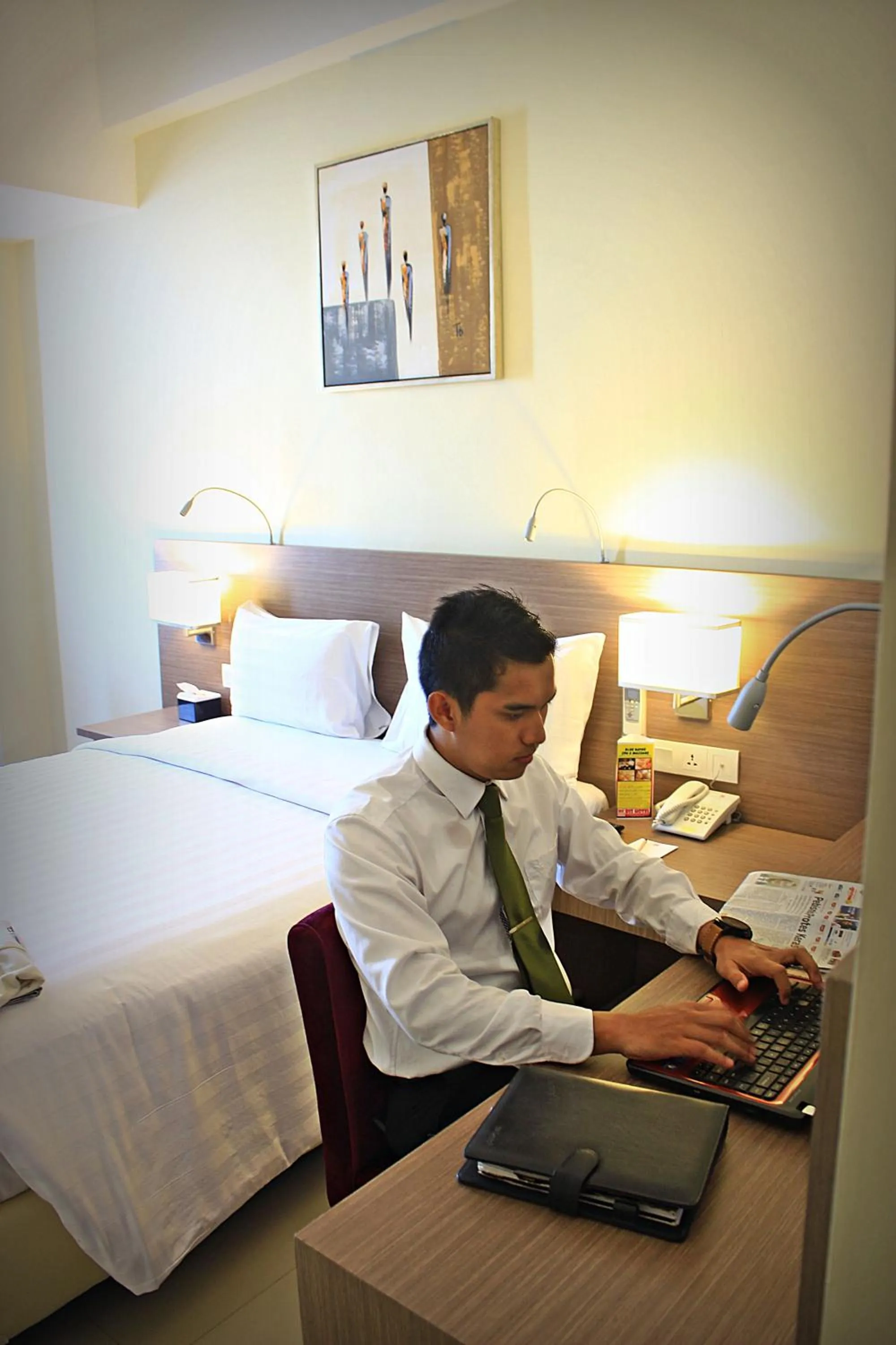 Decorative detail, Bed in Biz Hotel Batam