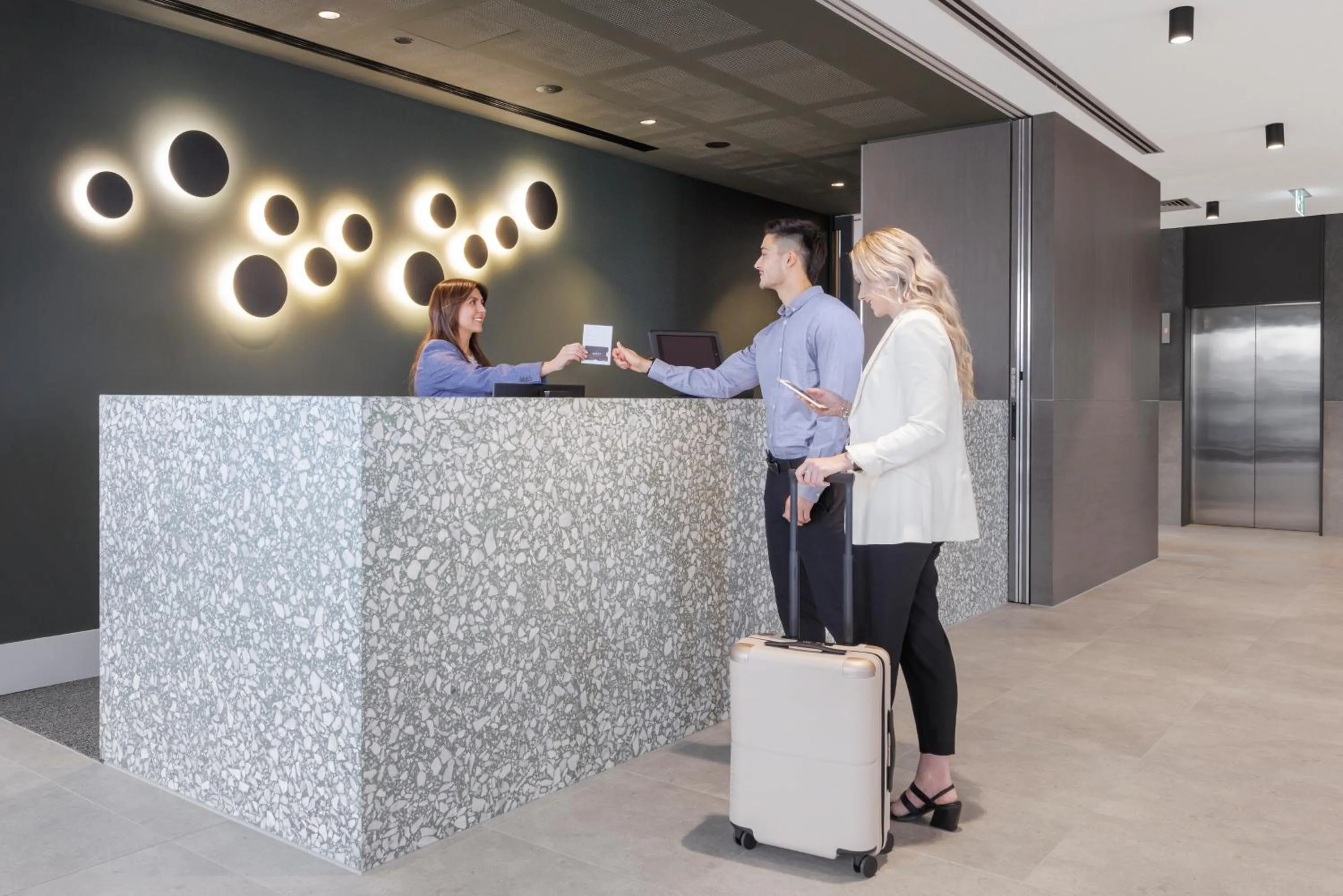 Lobby or reception in Quest Watergardens