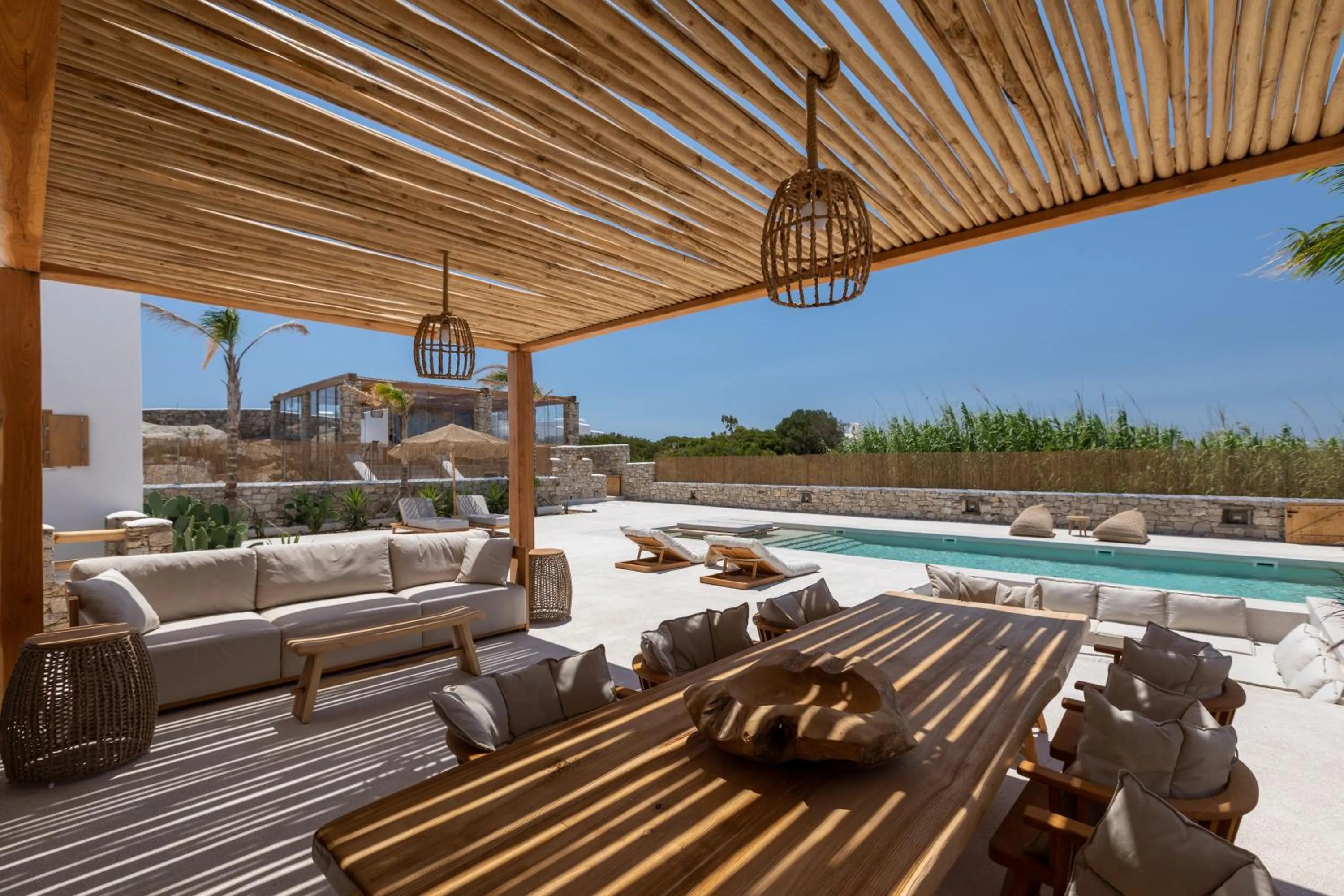 Dining area in Cocopalm Villas Naxos