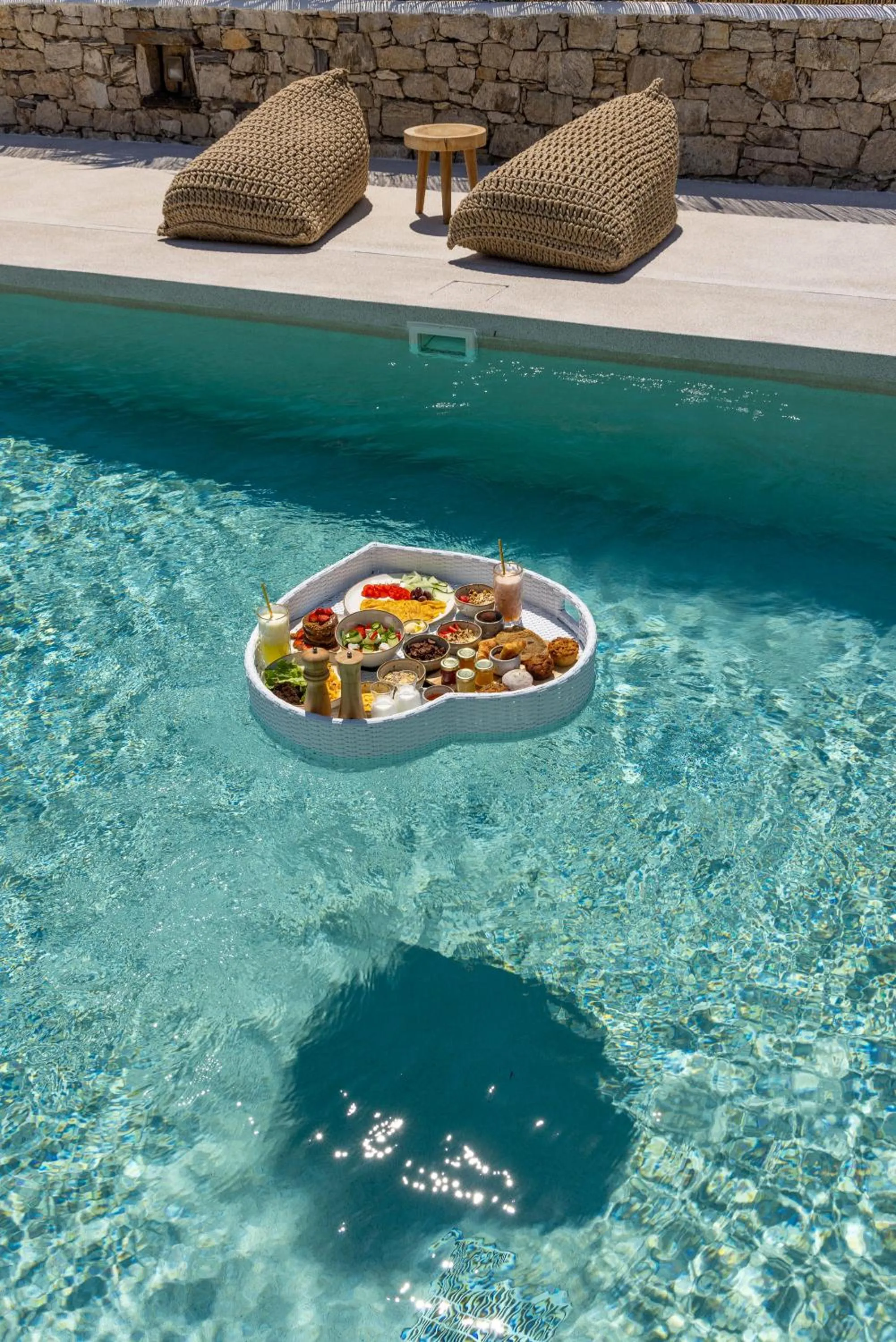 Pool view in Cocopalm Villas Naxos