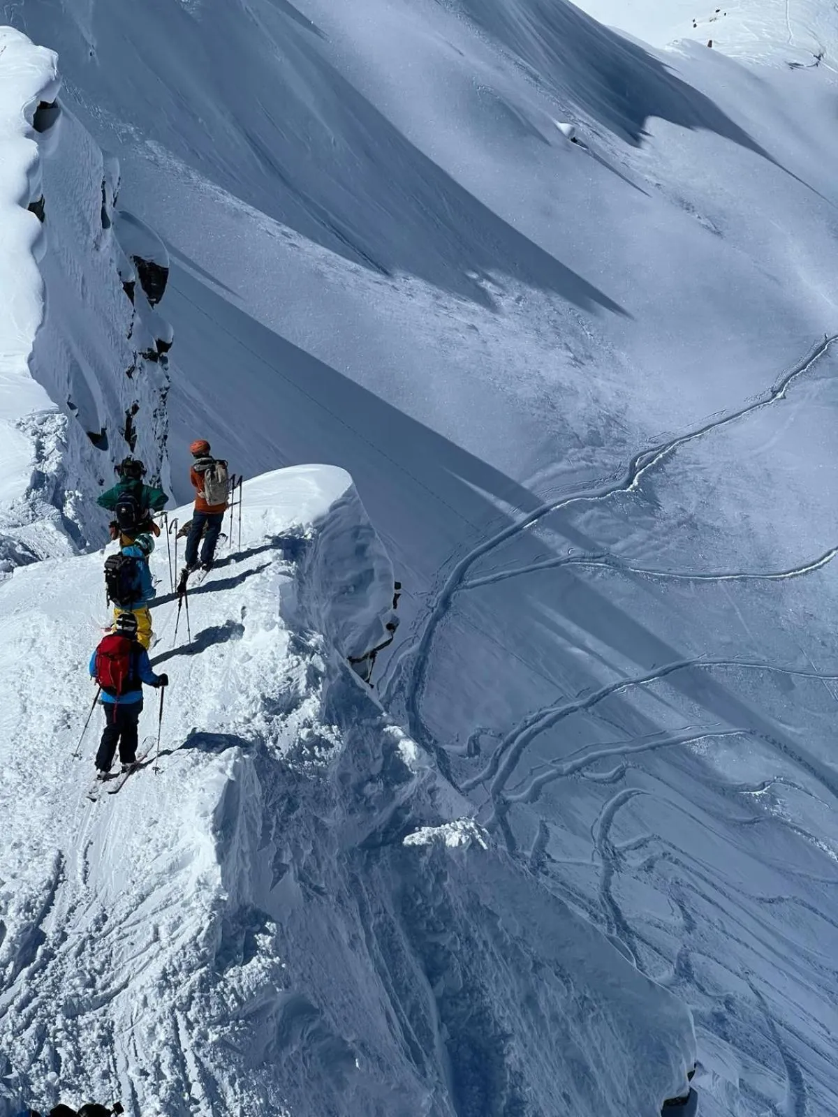 Skiing in Le Bacchu Ber