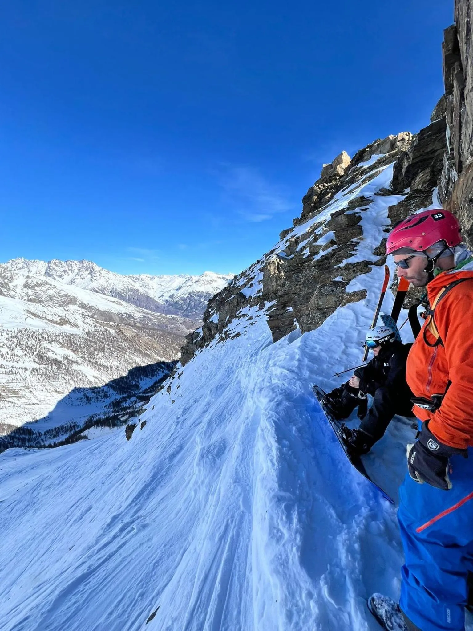 Skiing in Le Bacchu Ber