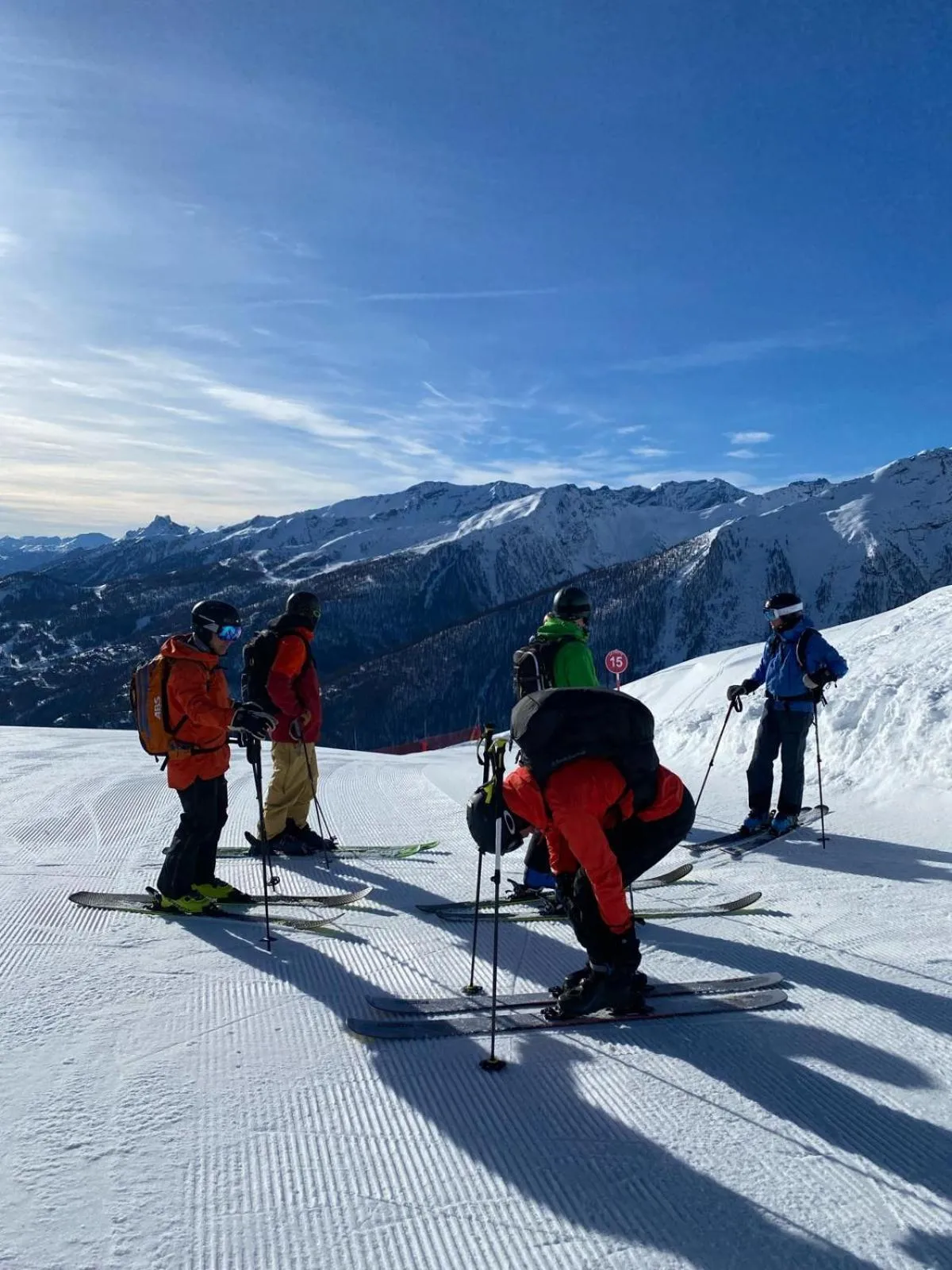 Skiing in Le Bacchu Ber