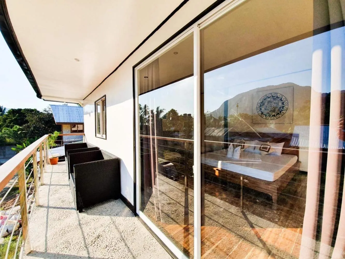 Balcony/Terrace in Keira Backpackers