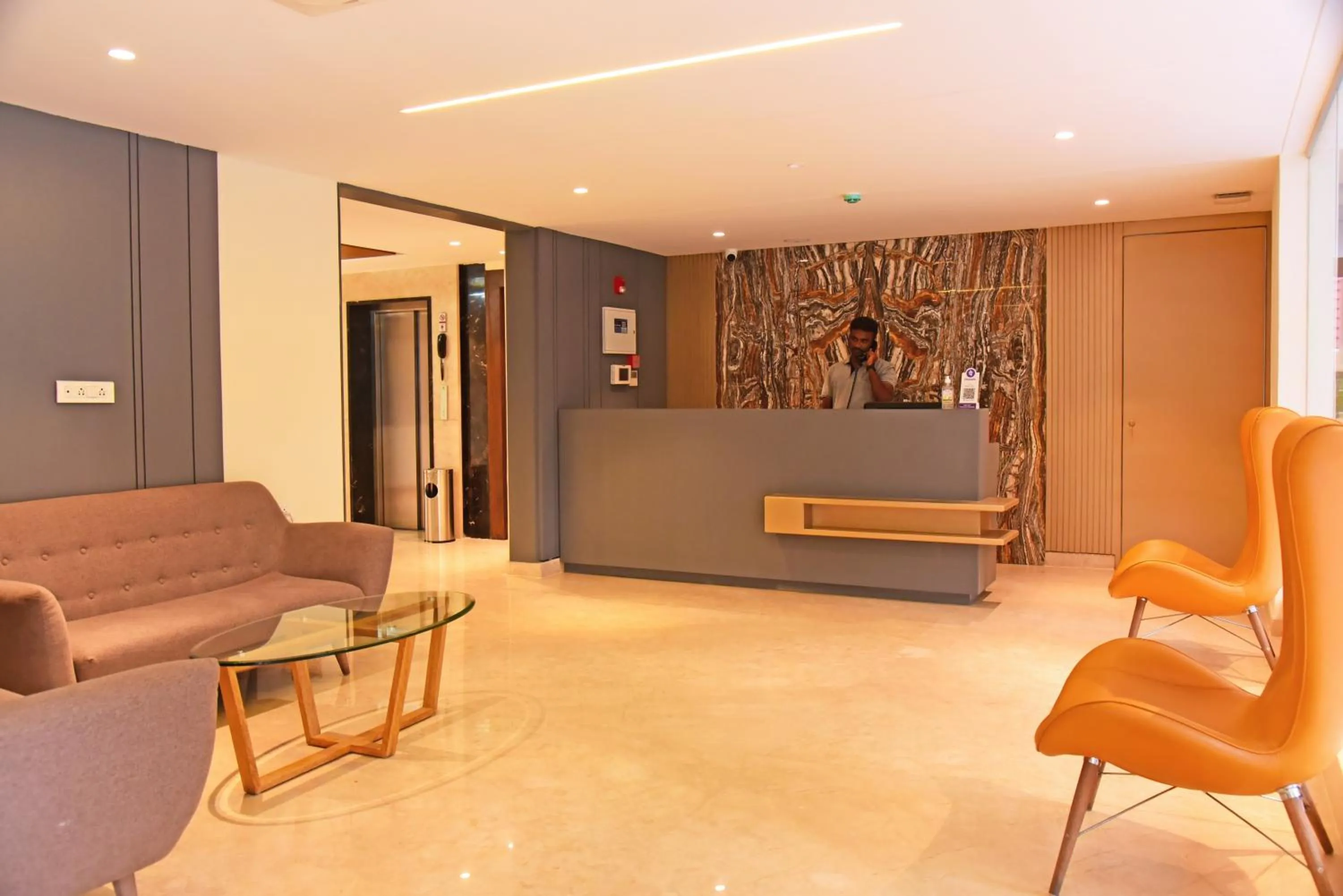 Lobby or reception in TGI Felicity