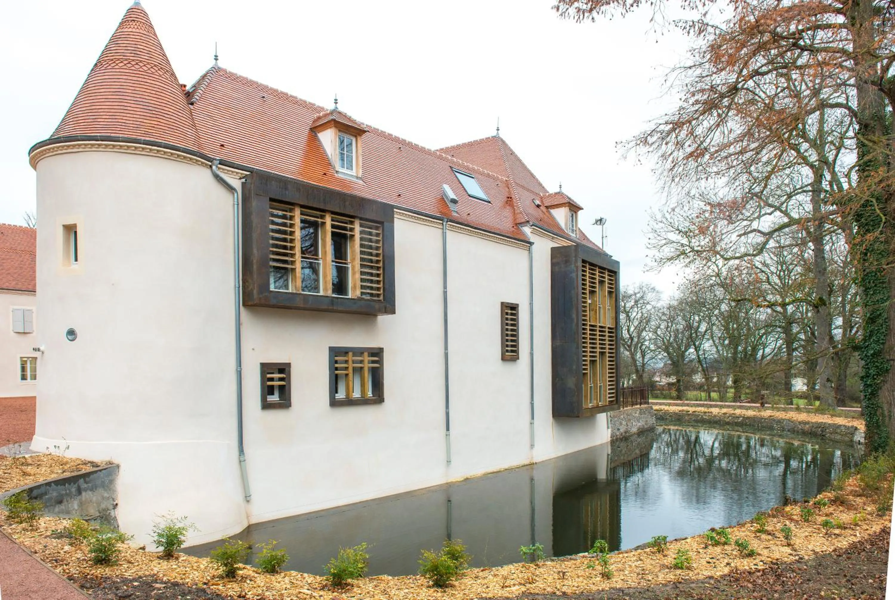 Facade/entrance in Château du Bost - Teritoria