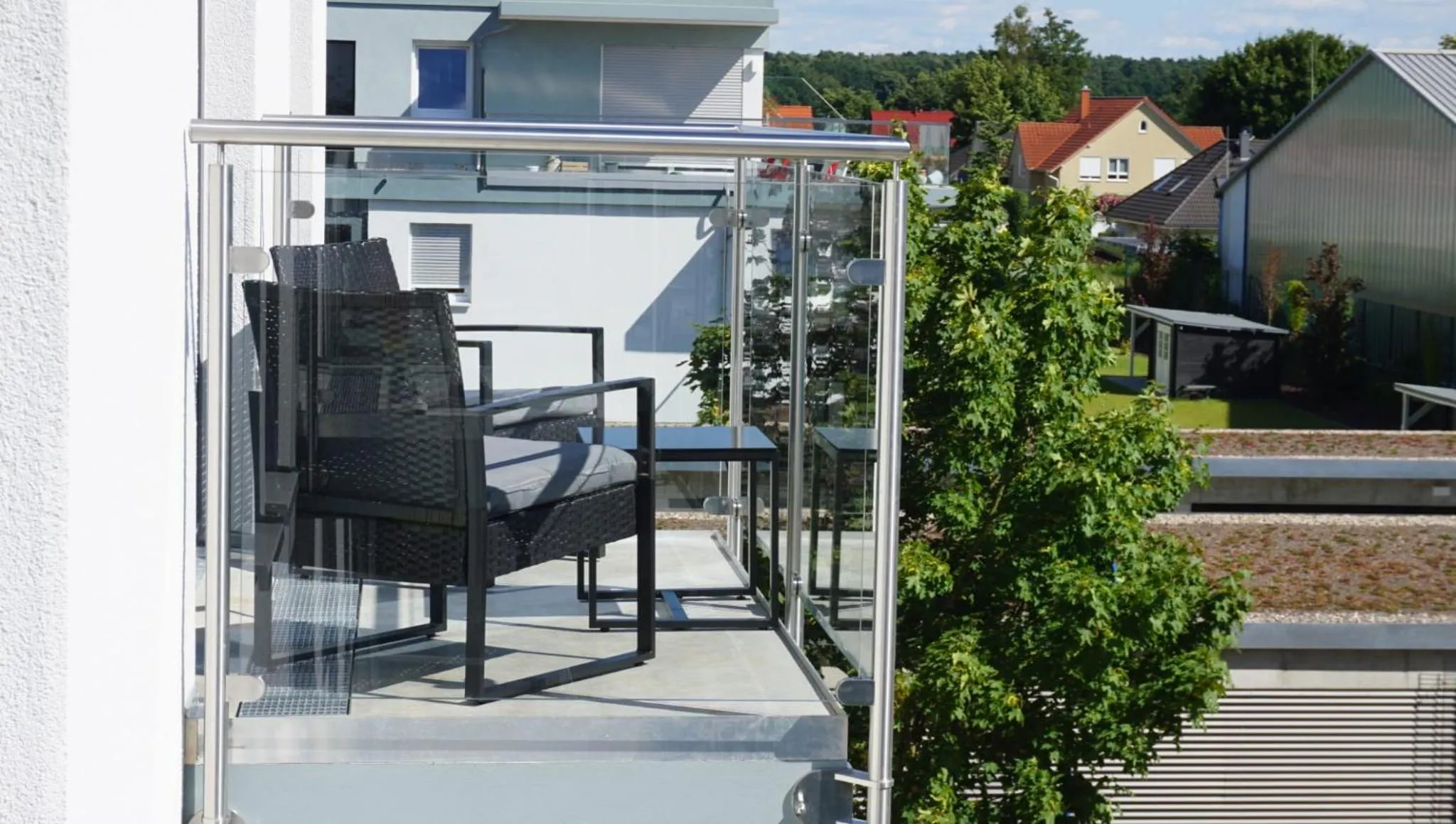 Balcony/Terrace in Sporthotel Neuruppin - Apartmenthaus mit Ferienwohnungen