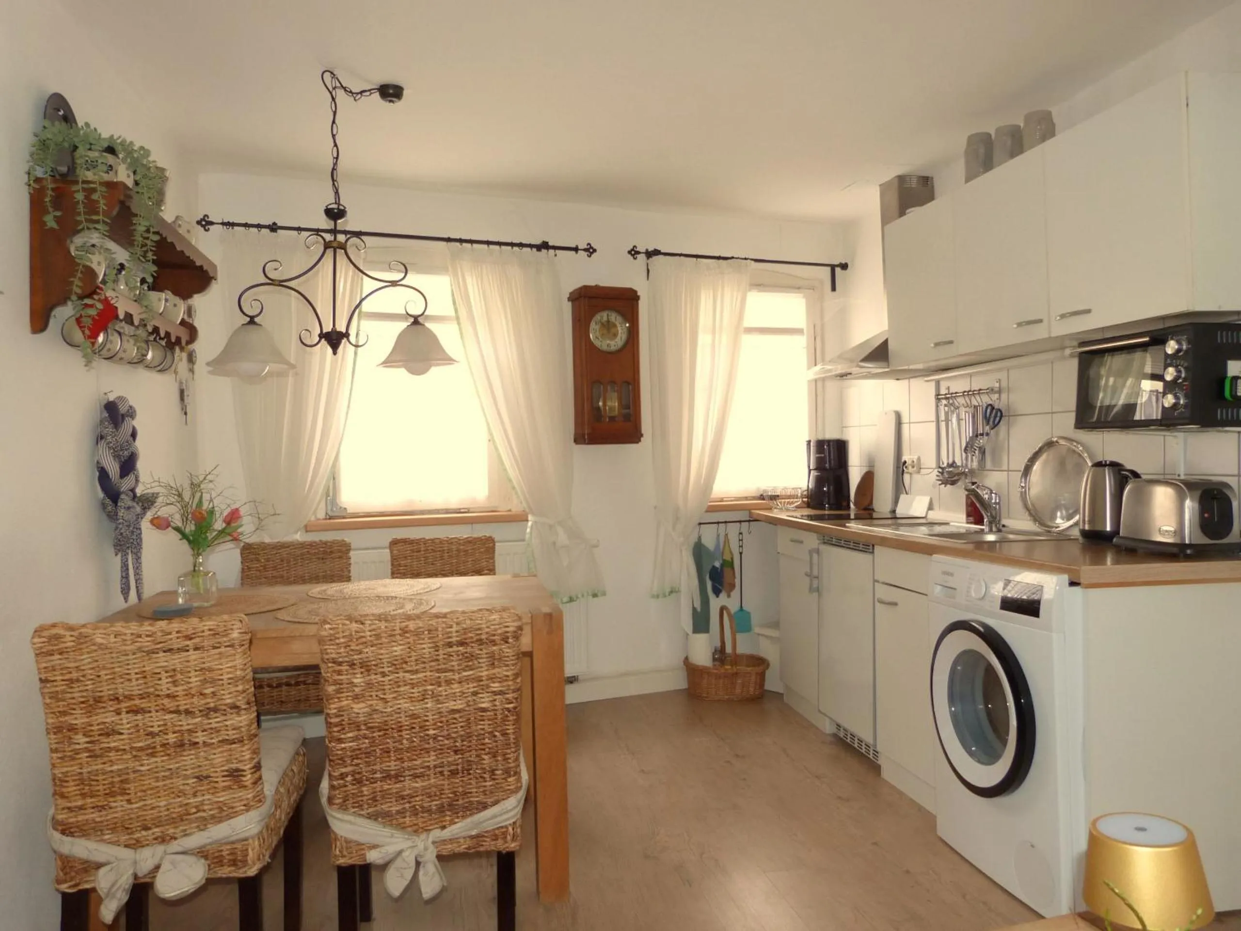 Food and drinks in Ferienhäusel am Malerweg mit Terrasse