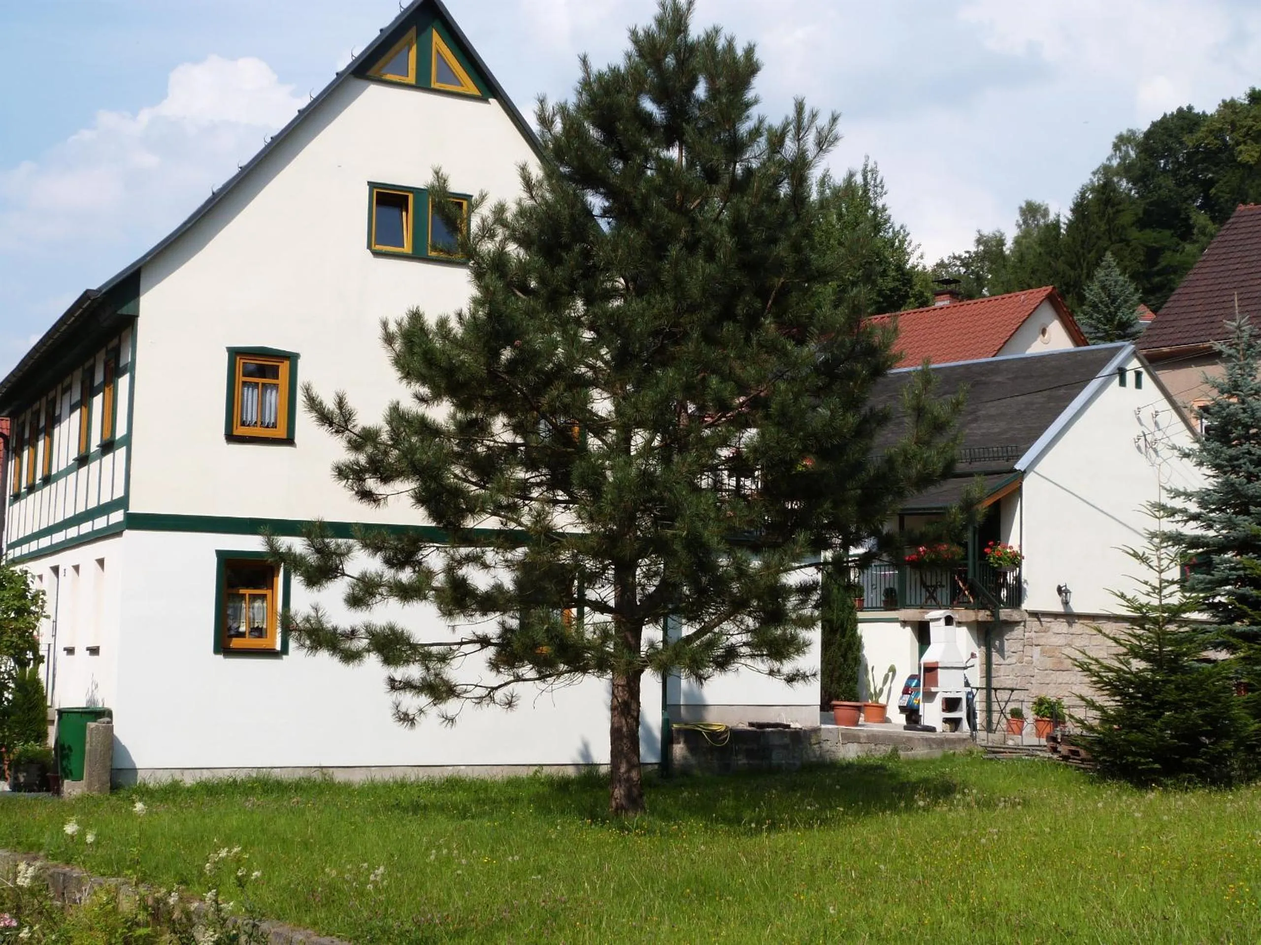 Property building in Ferienhäusel am Malerweg mit Terrasse