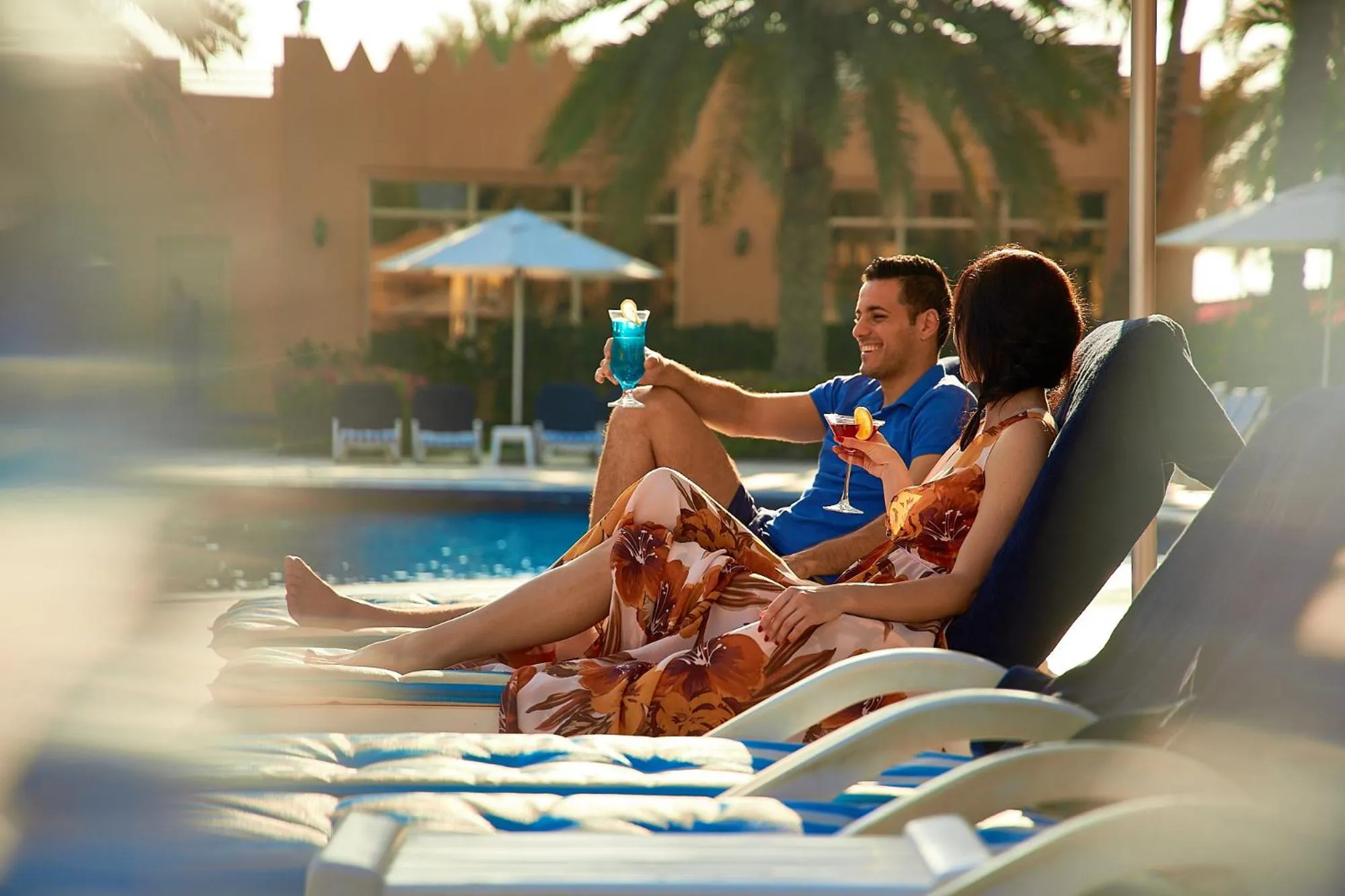 Guests in Al Hamra Village Hotel