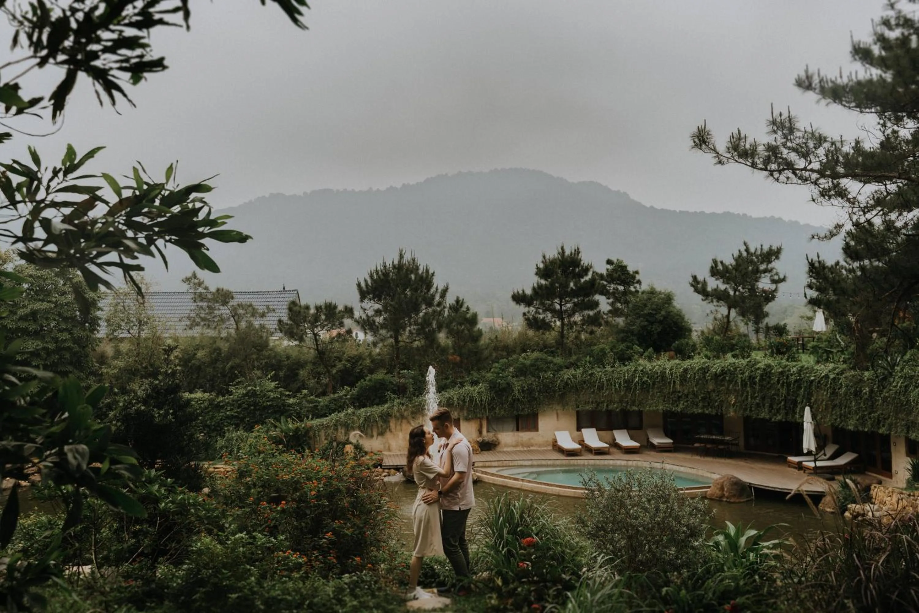 Garden view in Amaya Retreat