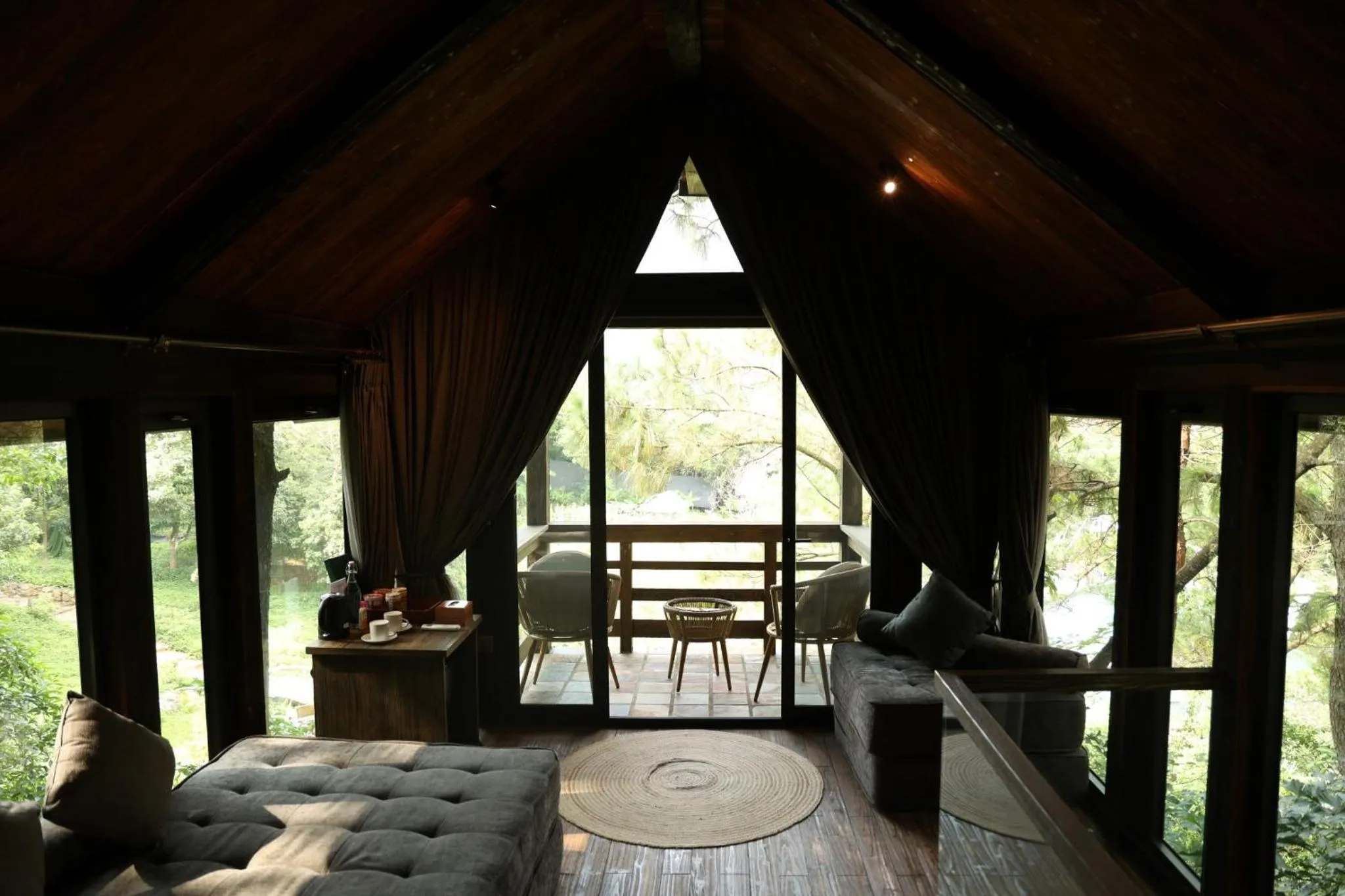 Seating area in Amaya Retreat