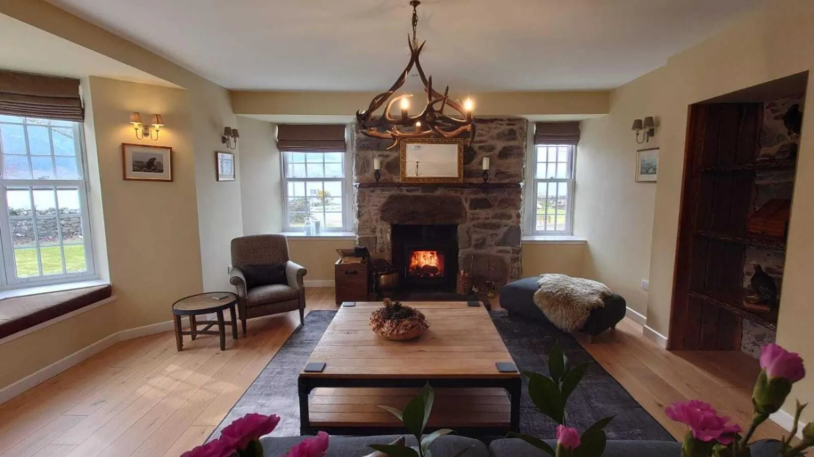 Living room in Kintail Lodge Hotel