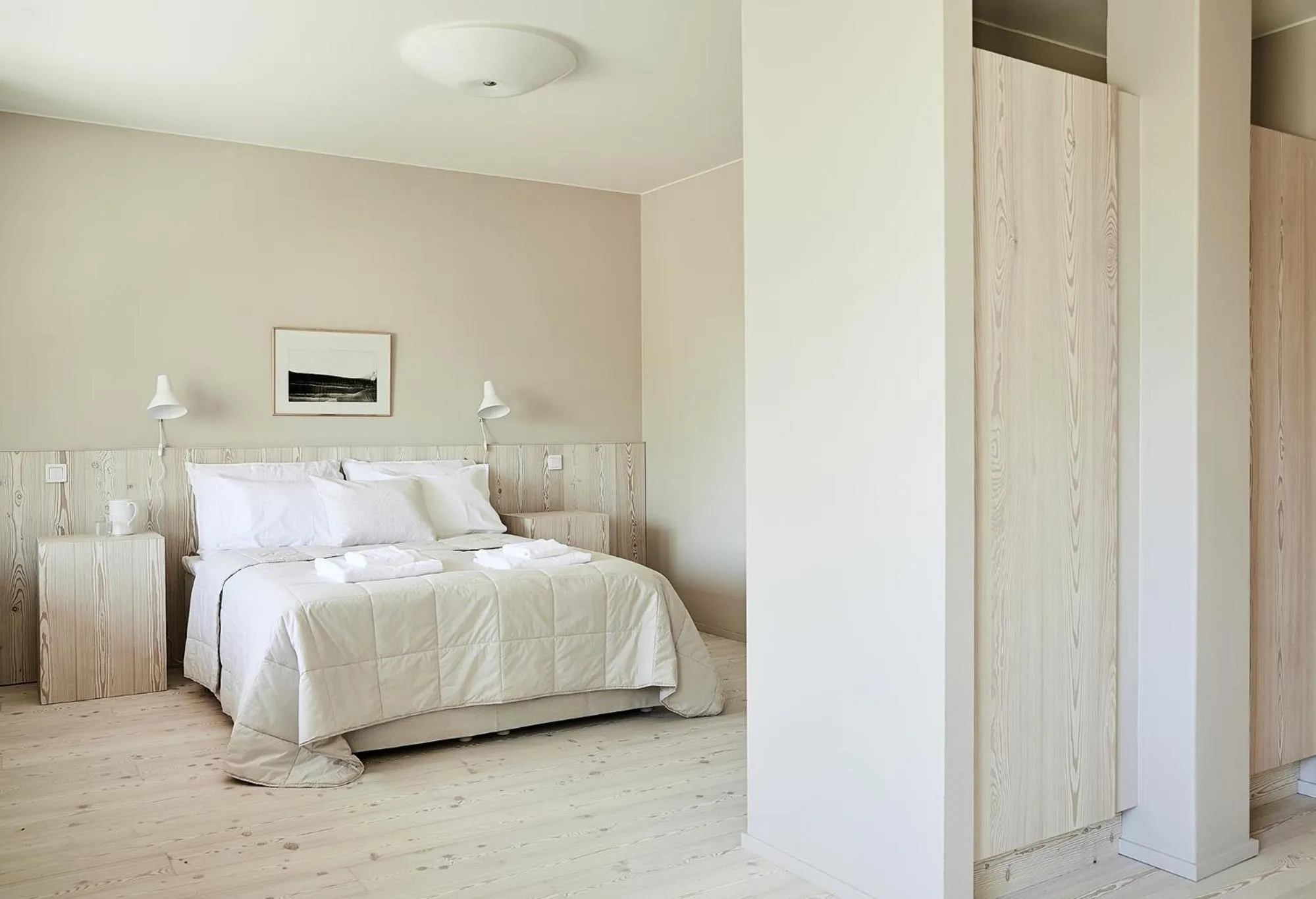 Bed in Hotelli Vihannonkulma