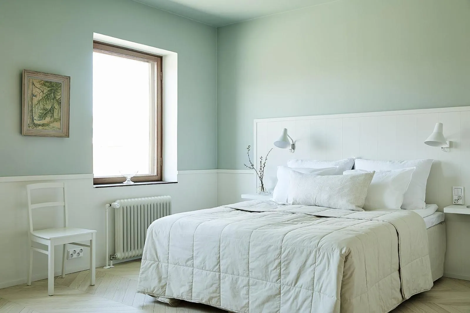 Bed in Hotelli Vihannonkulma