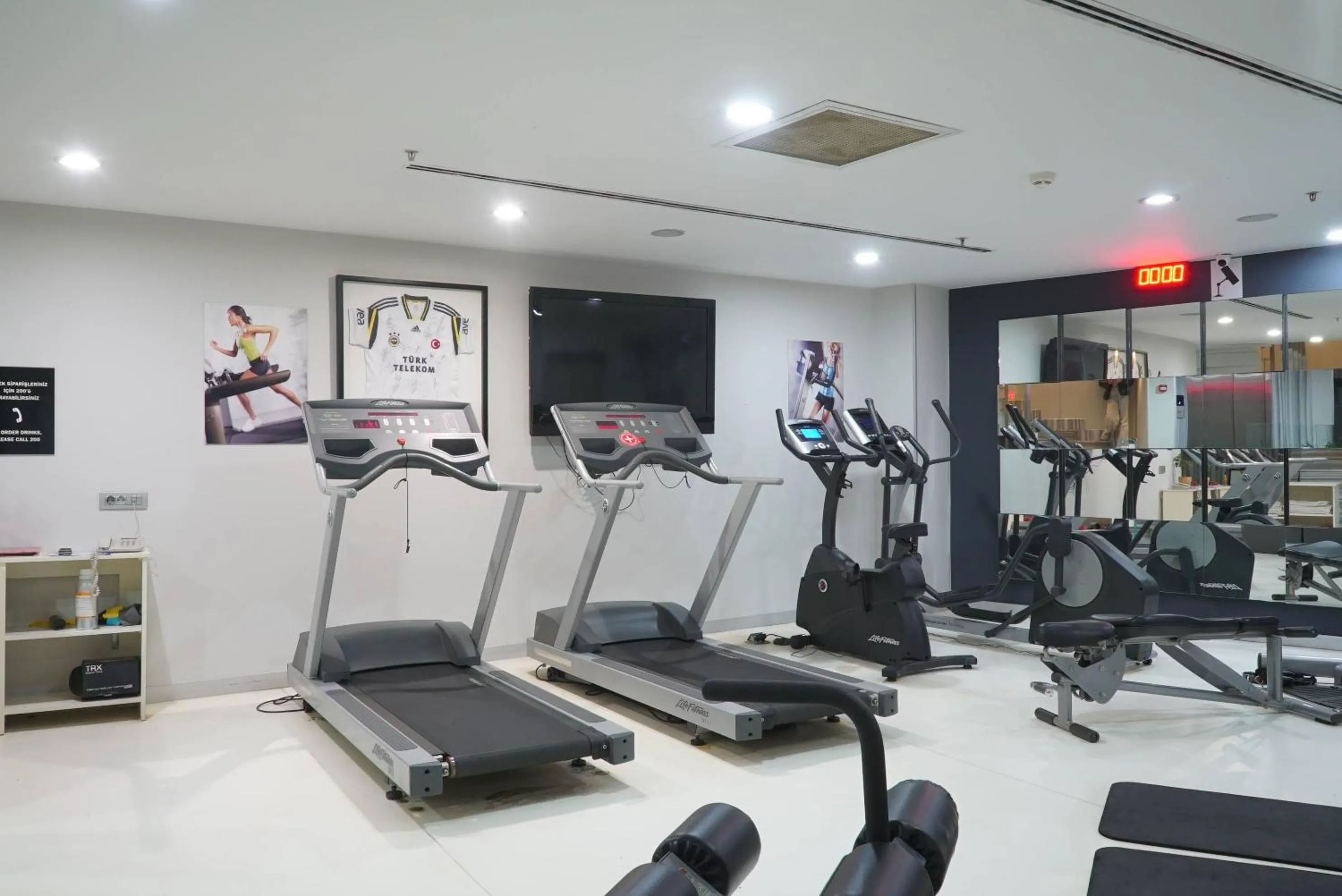 Fitness centre/facilities in Hotel Troya