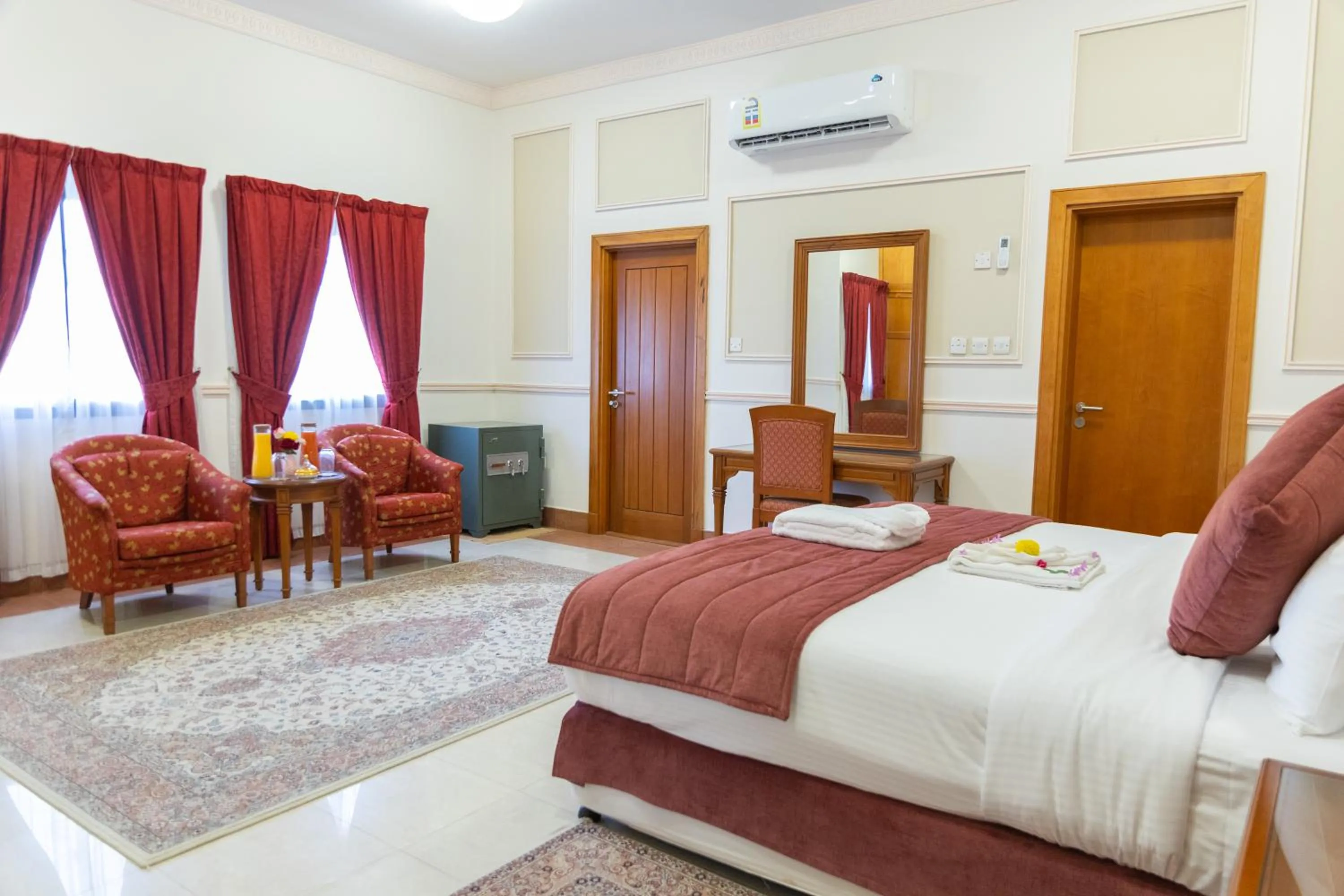 Bed in Al Shatti Villas