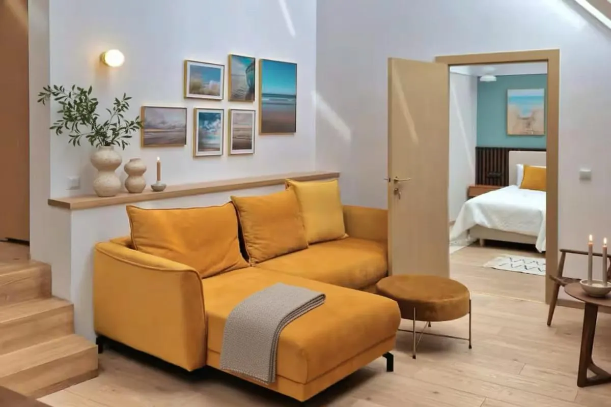 Bed in Monciak55 Sopot Apartments by StayLab