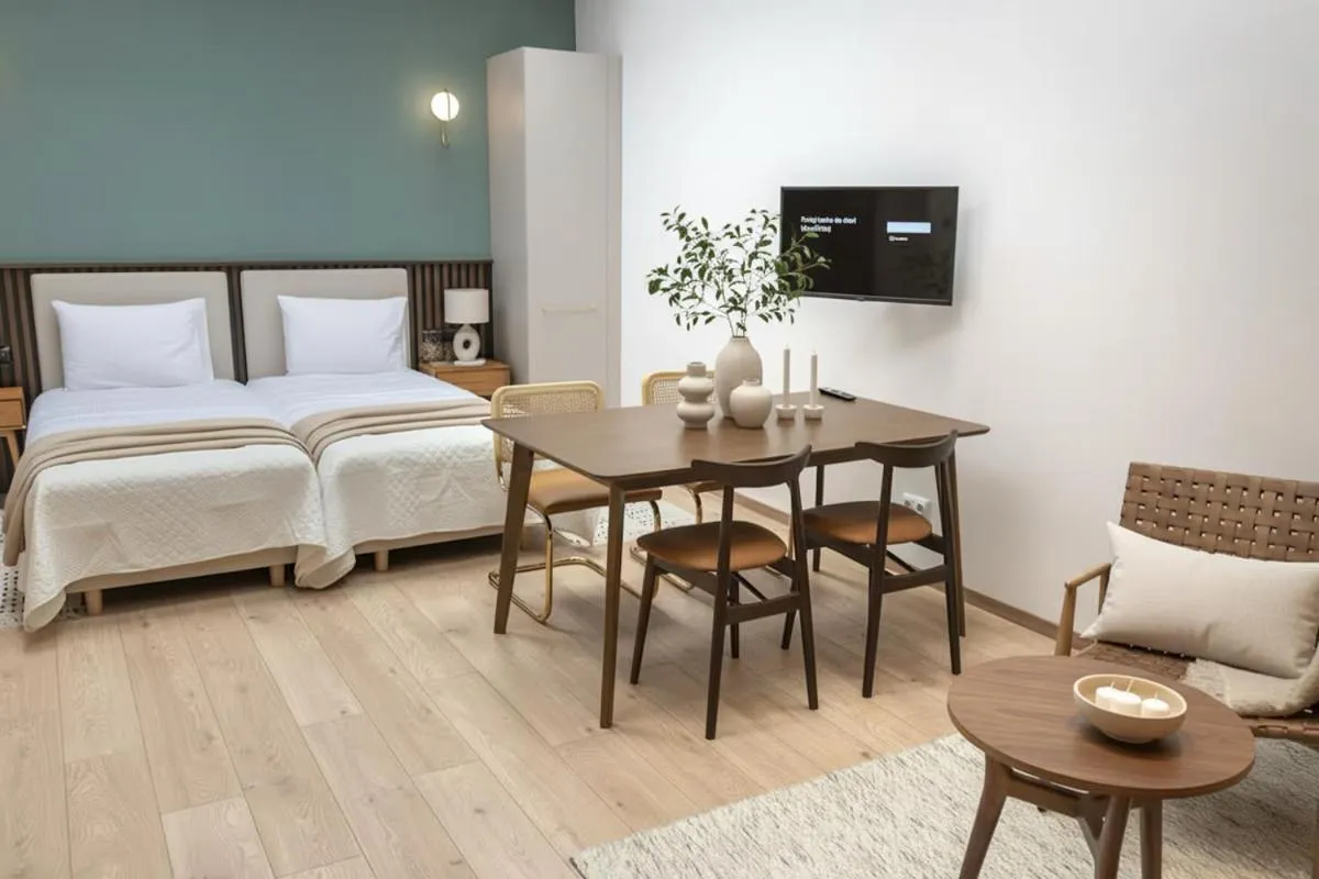 Bed in Monciak55 Sopot Apartments by StayLab