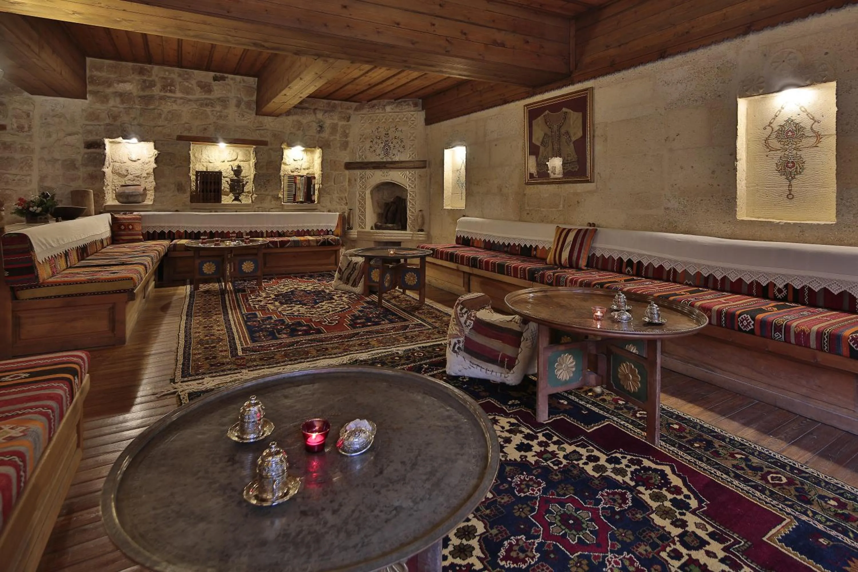 Lounge or bar in Selcuklu Evi Cave Hotel - Special Category