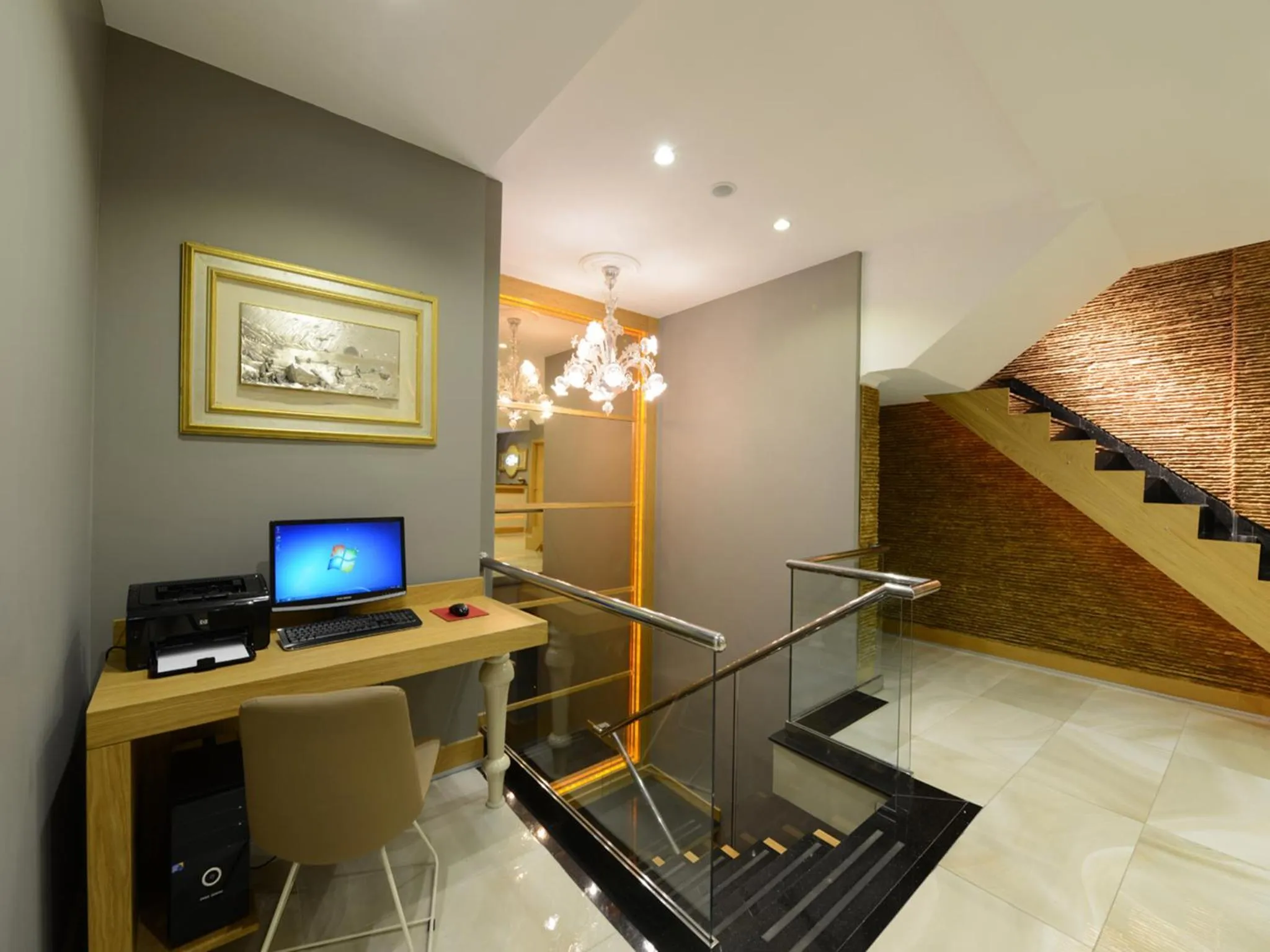 Lobby or reception in Hotel Olimpiyat