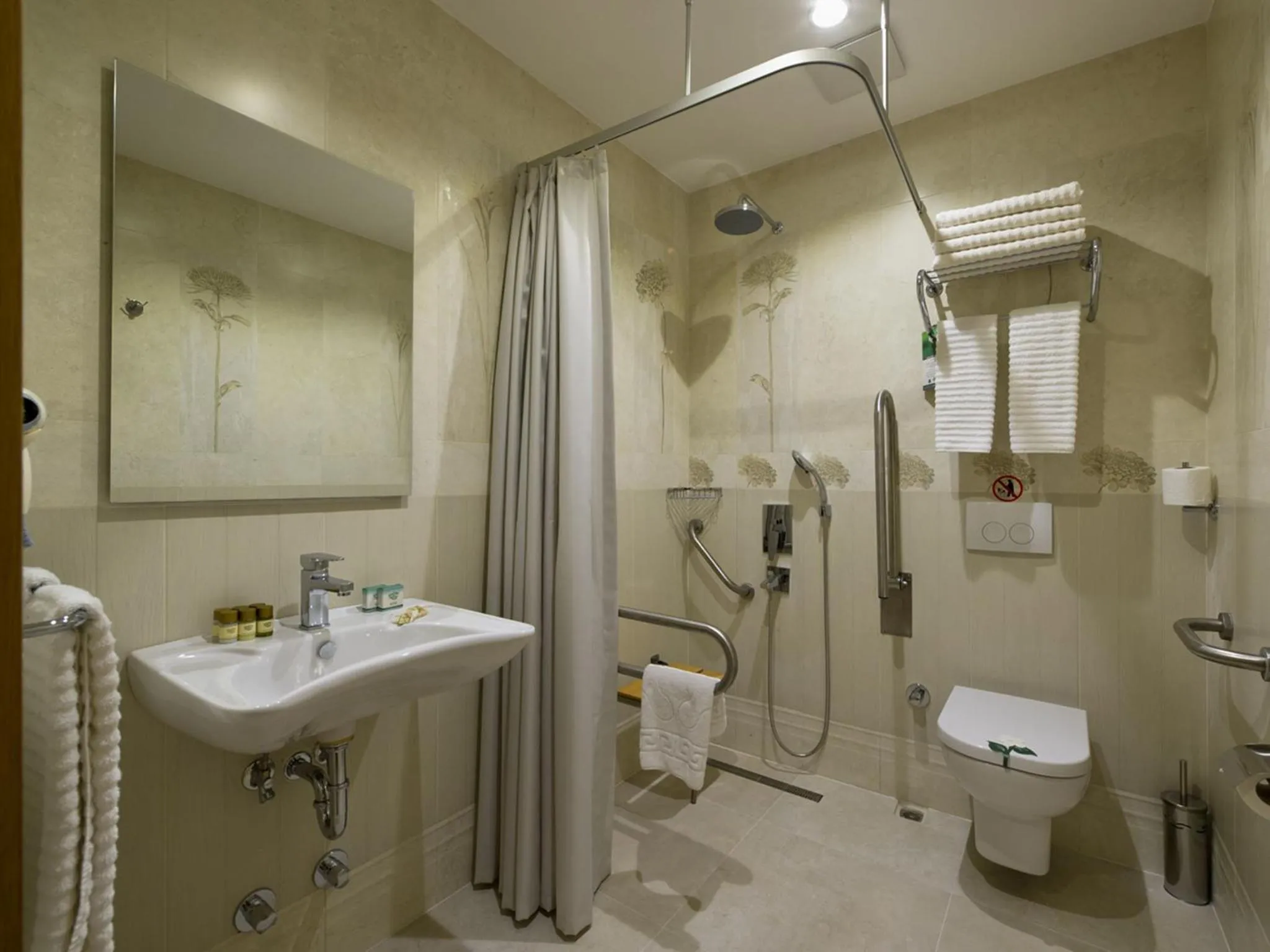 Shower, Bathroom in Hotel Olimpiyat