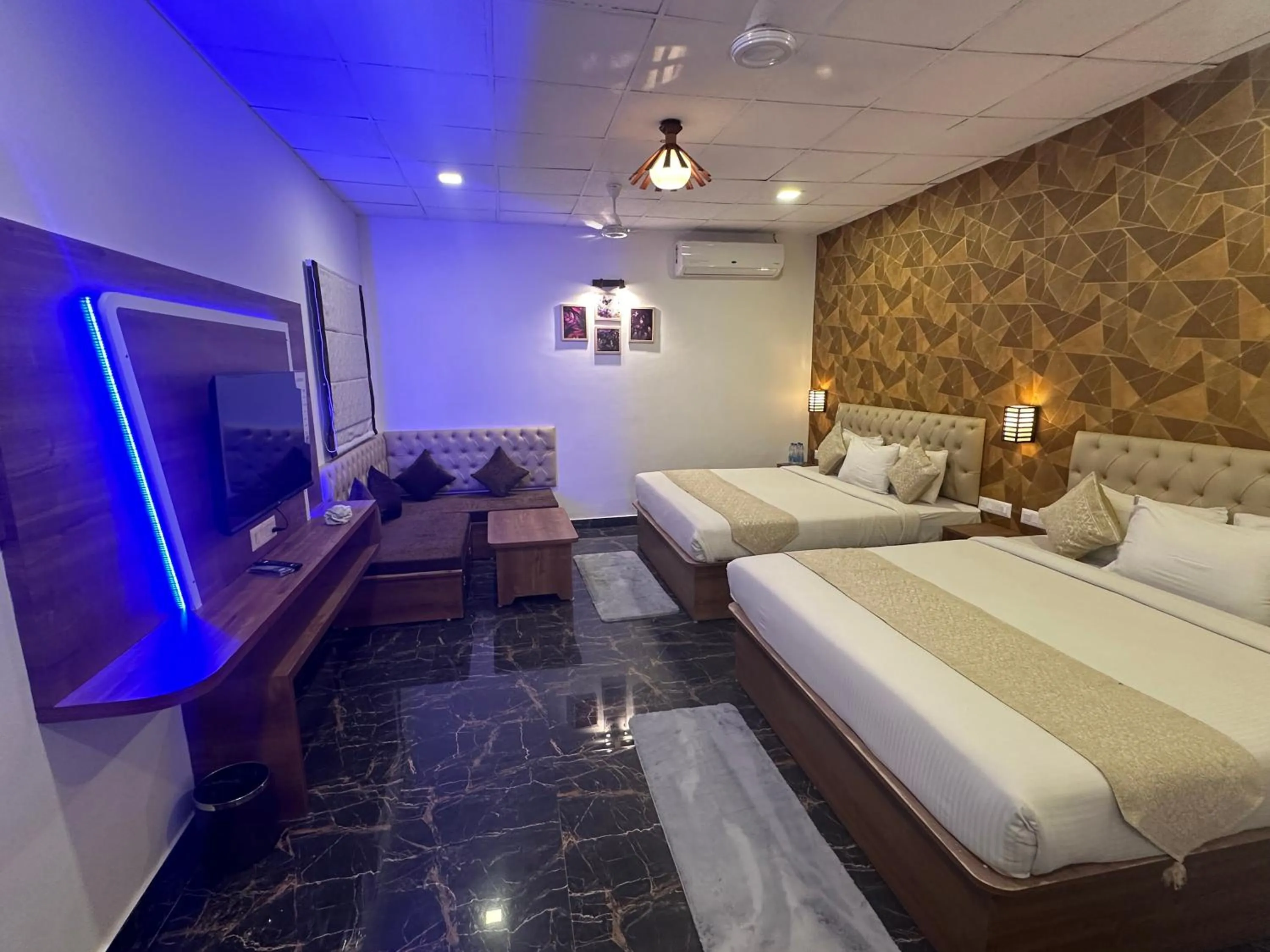 Bed in Shine Residency