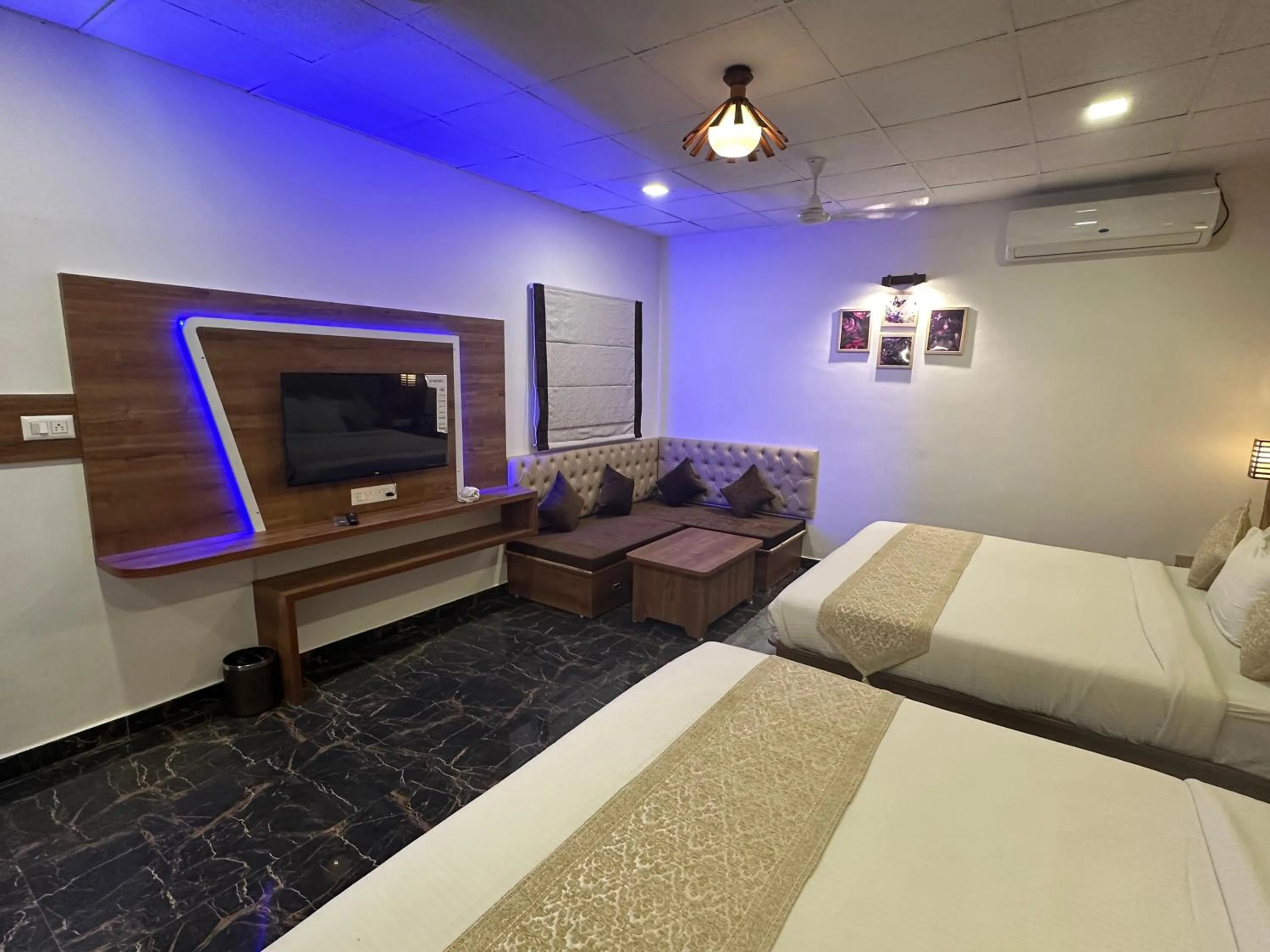 Bed in Shine Residency