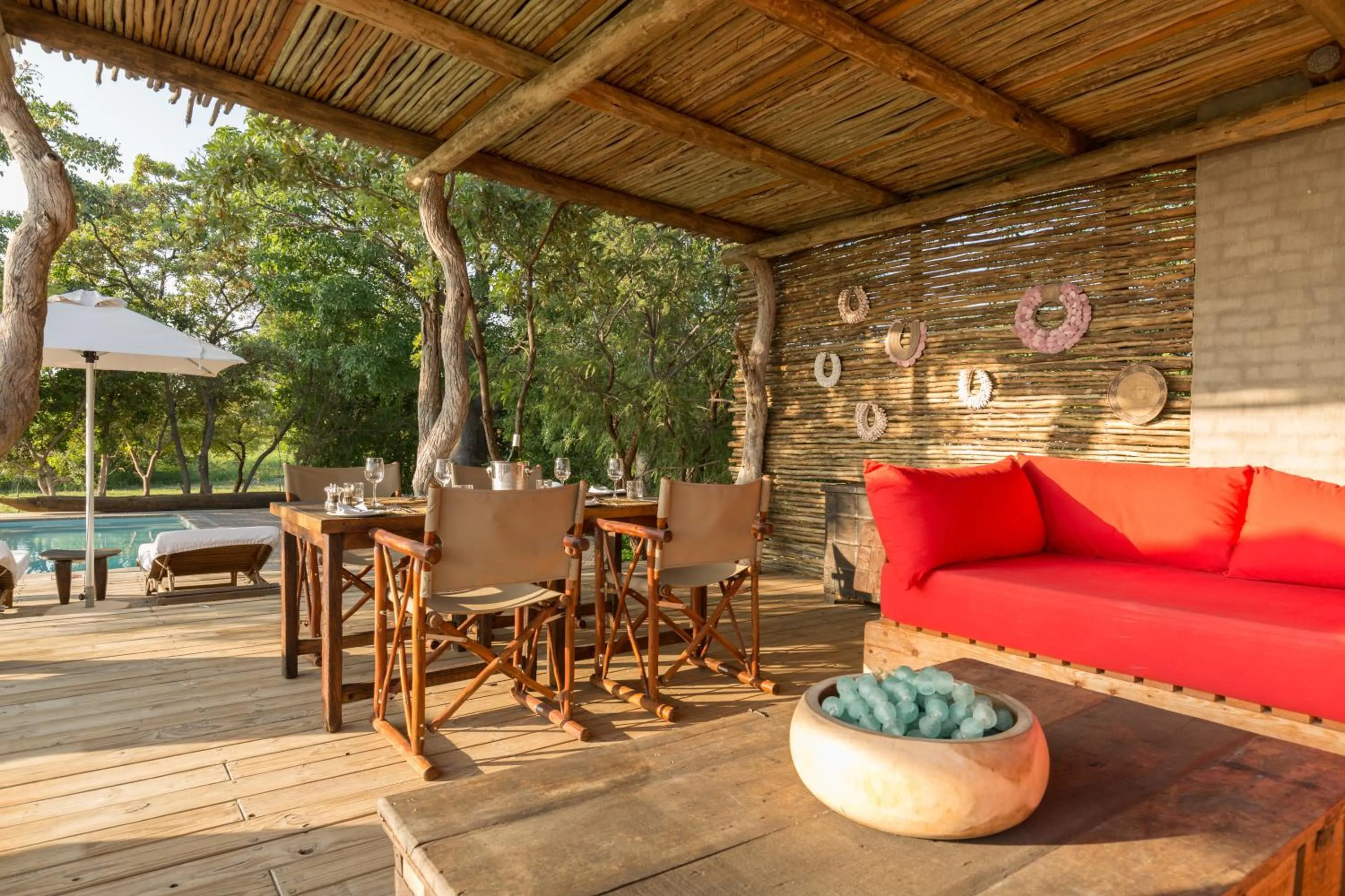 Seating area in Baobab Ridge