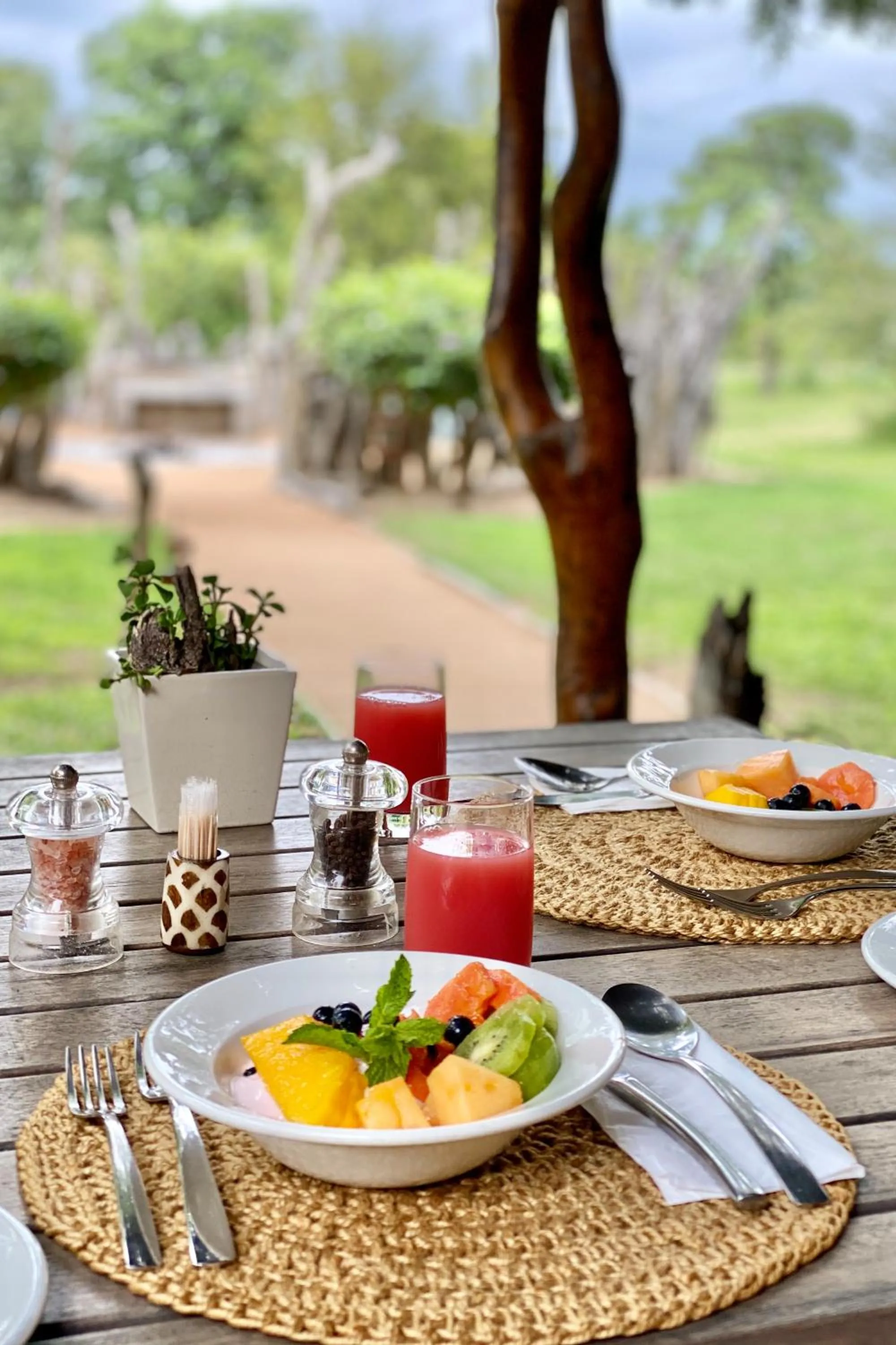 Continental breakfast in Baobab Ridge
