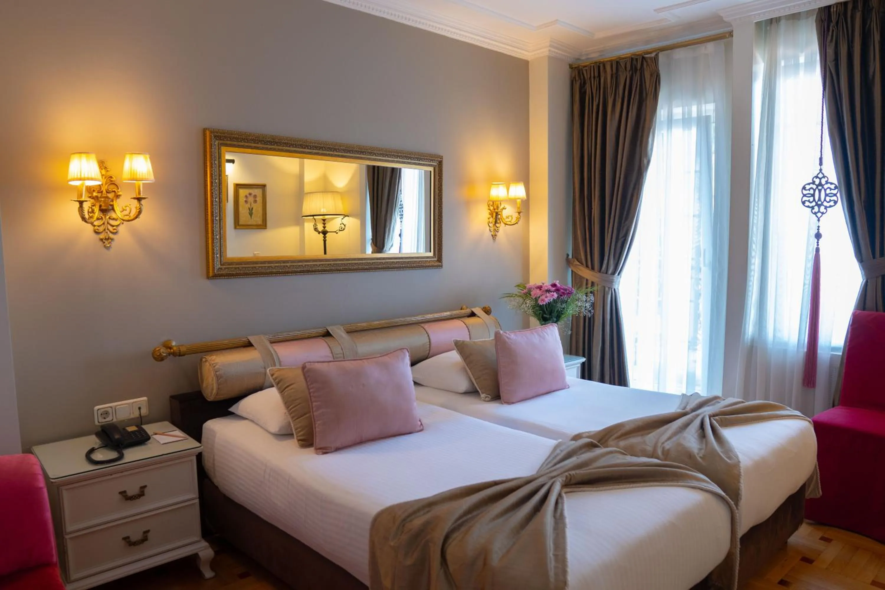 Bed in Avicenna Hotel Sultanahmet