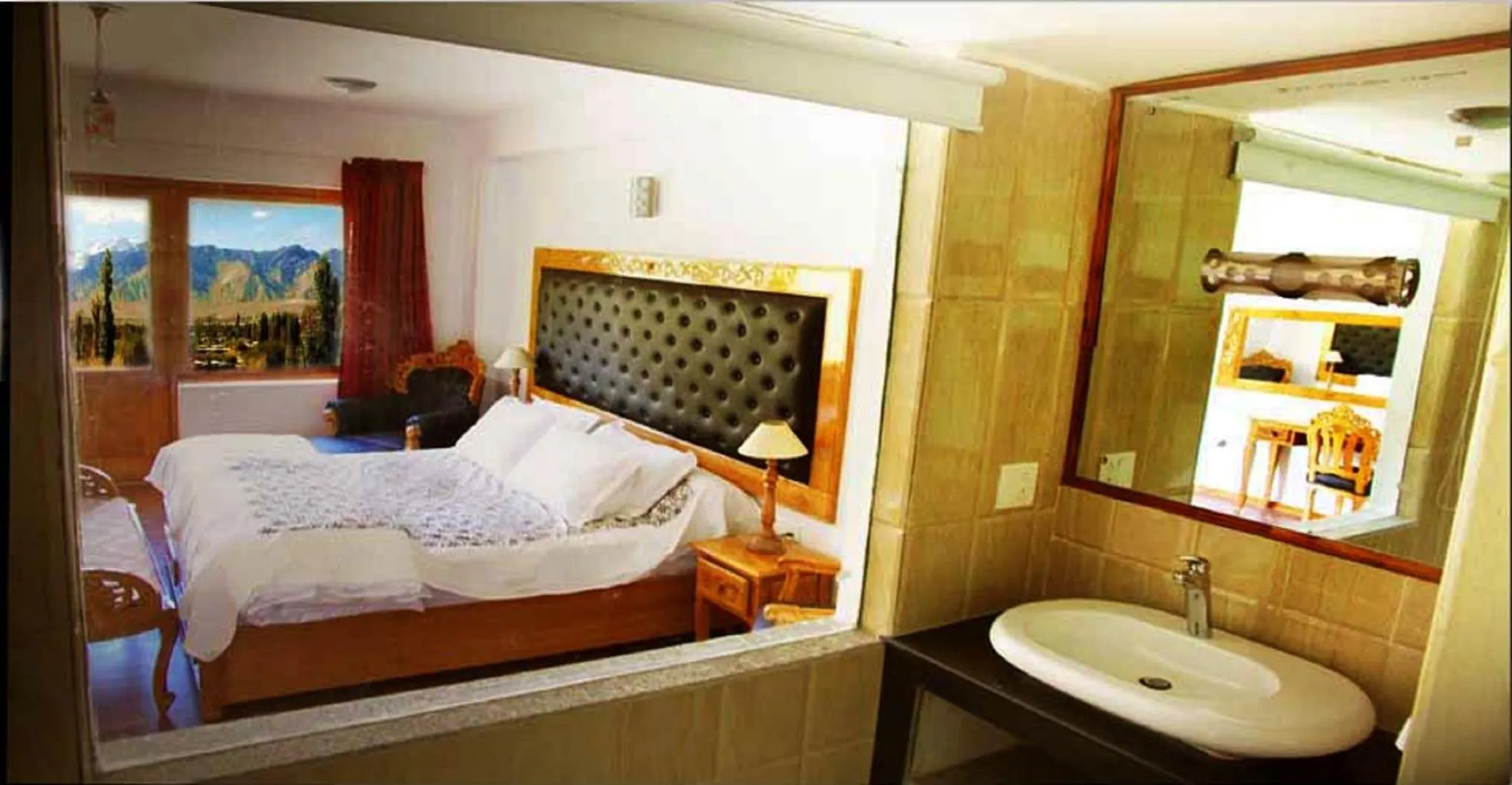 Photo of the whole room, Bed in Hotel Grand Himalaya
