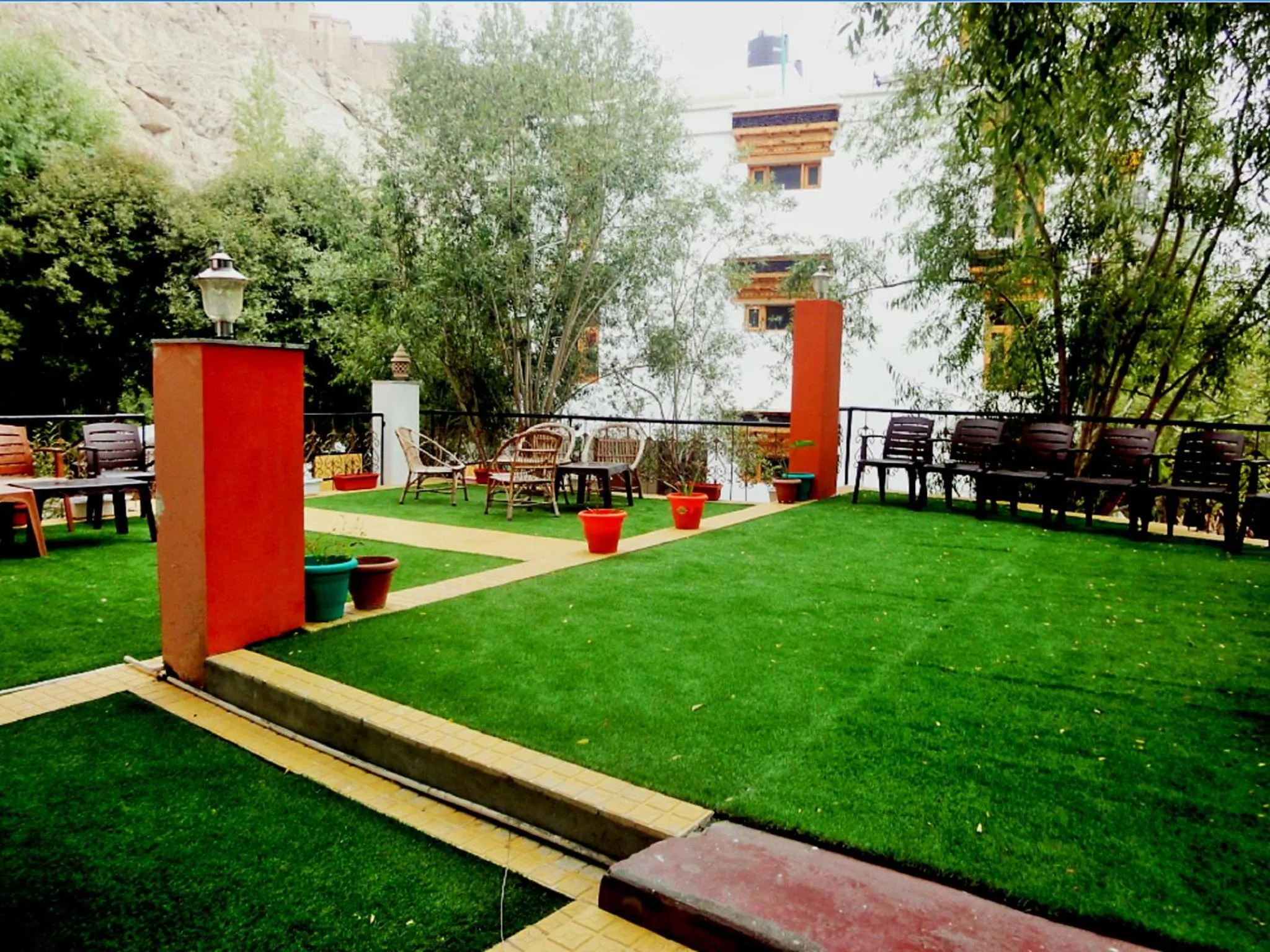 Patio in Hotel Grand Himalaya