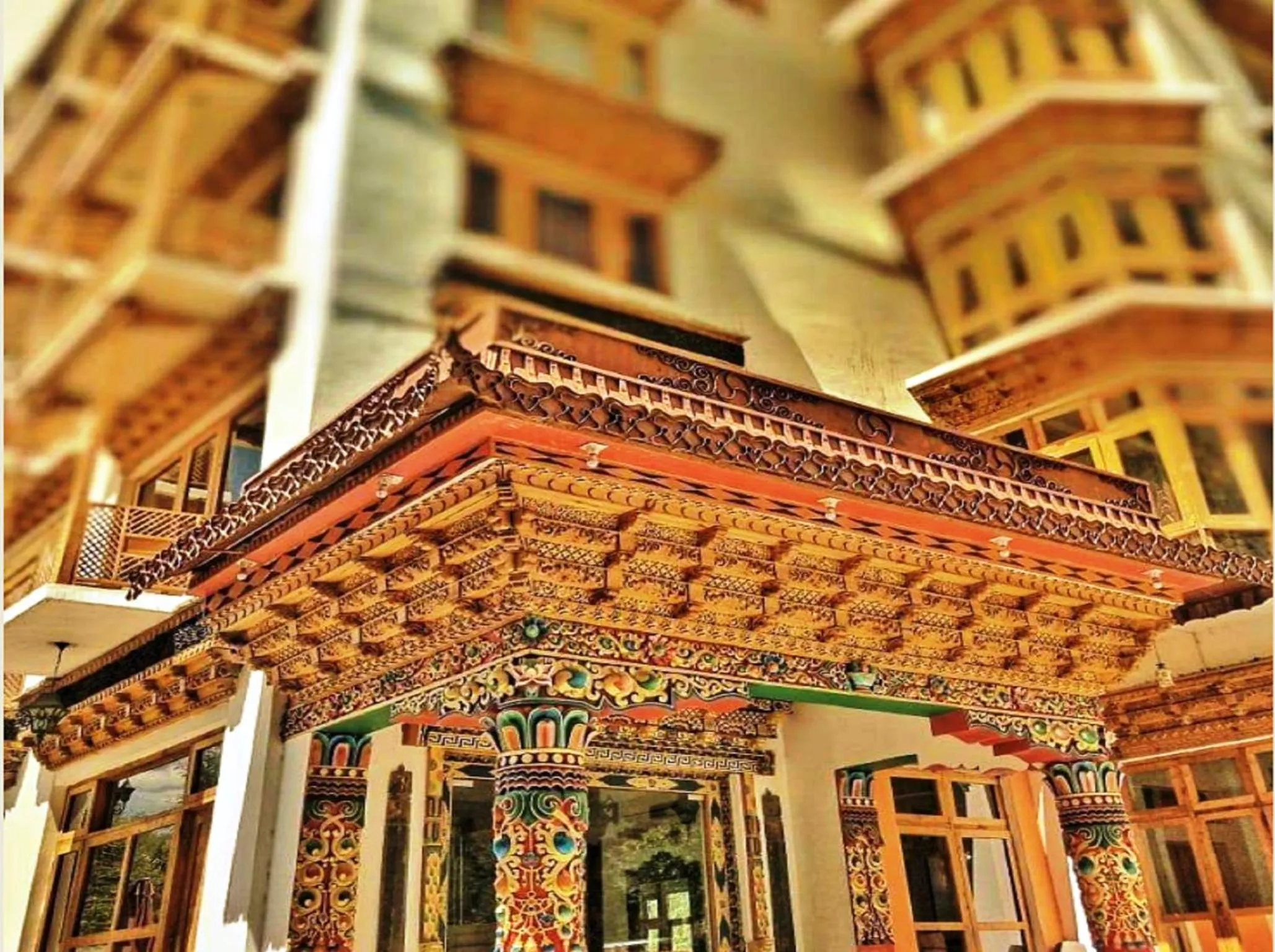 Bird's eye view in Hotel Grand Himalaya